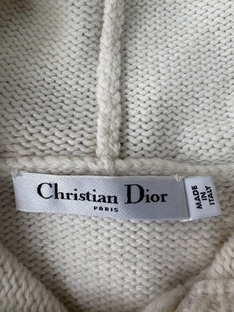 Dior Dior Black and white colour block letter jacquard hooded s Size XS / US 0-2 / IT 36-38 - 5 Thumbnail