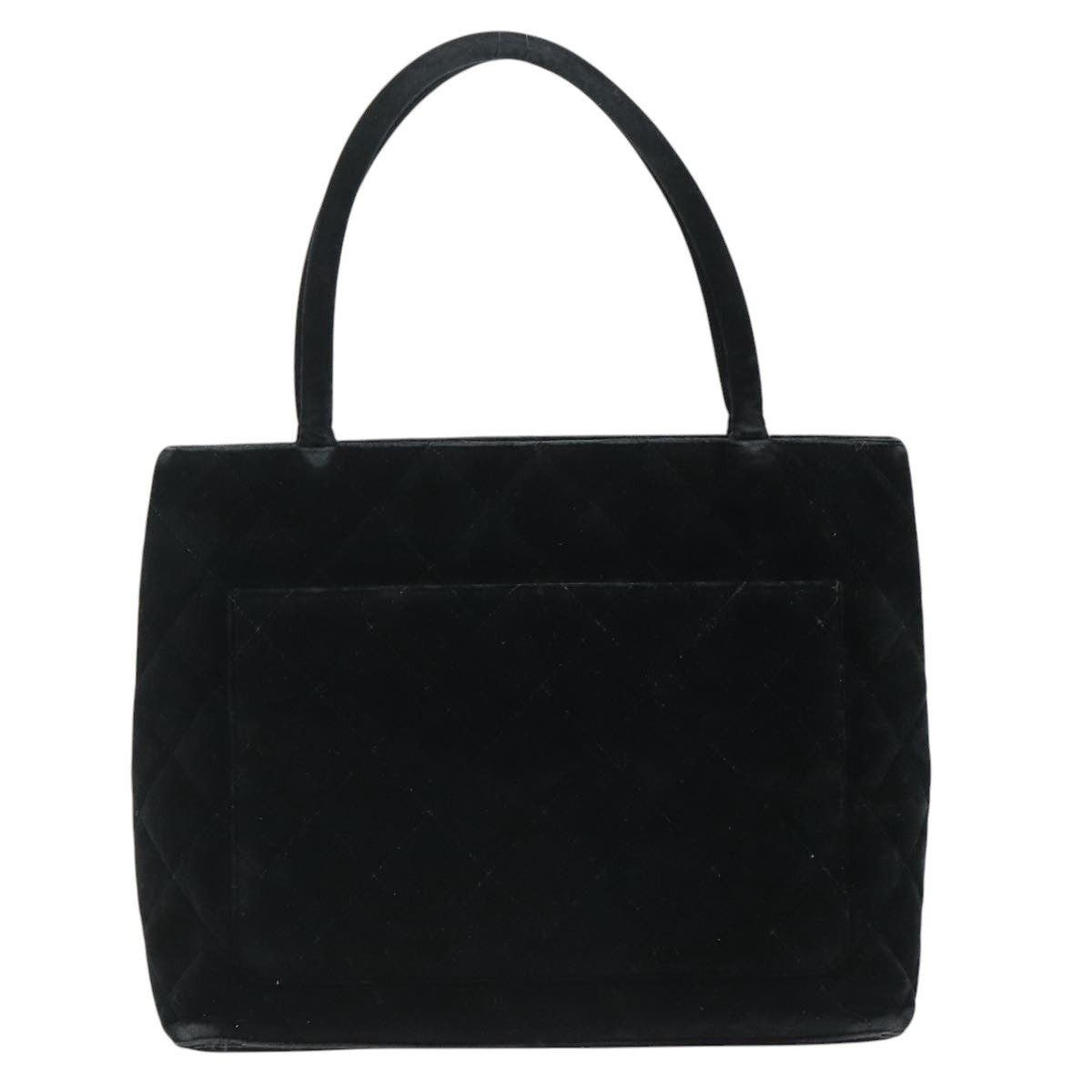 Chanel Chanel Matelasse Standard Tote Bag Velour Black CC Size ONE SIZE - 2 Thumbnail