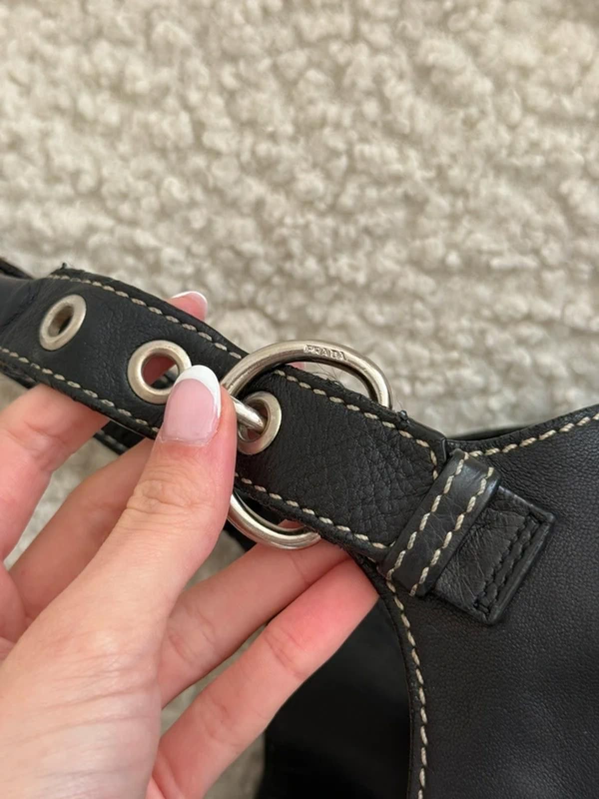 Prada Prada Leather Shoulder Bag Size ONE SIZE - 10 Thumbnail