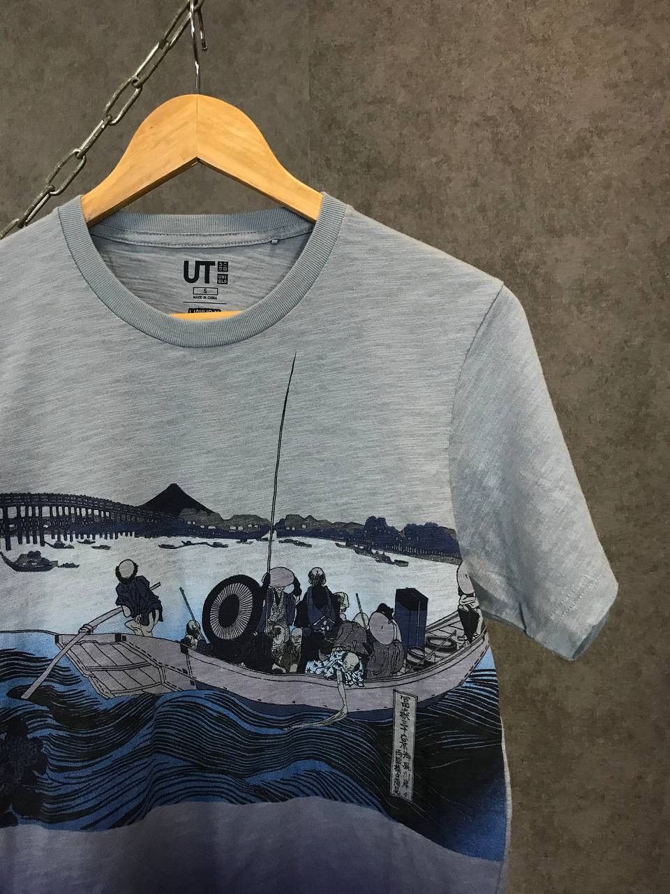 Uniqlo Hokusai Blue x Uniqlo Japanese brand tee Size US S / EU 44-46 / 1 - 2 Thumbnail