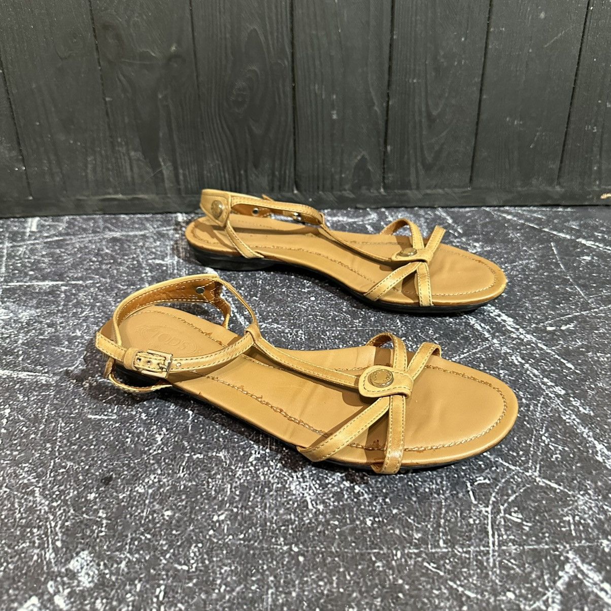 Tod's TOD’S - Women’s Leather Sandals Size 38 Size US 8 / IT 38 - 4 Thumbnail