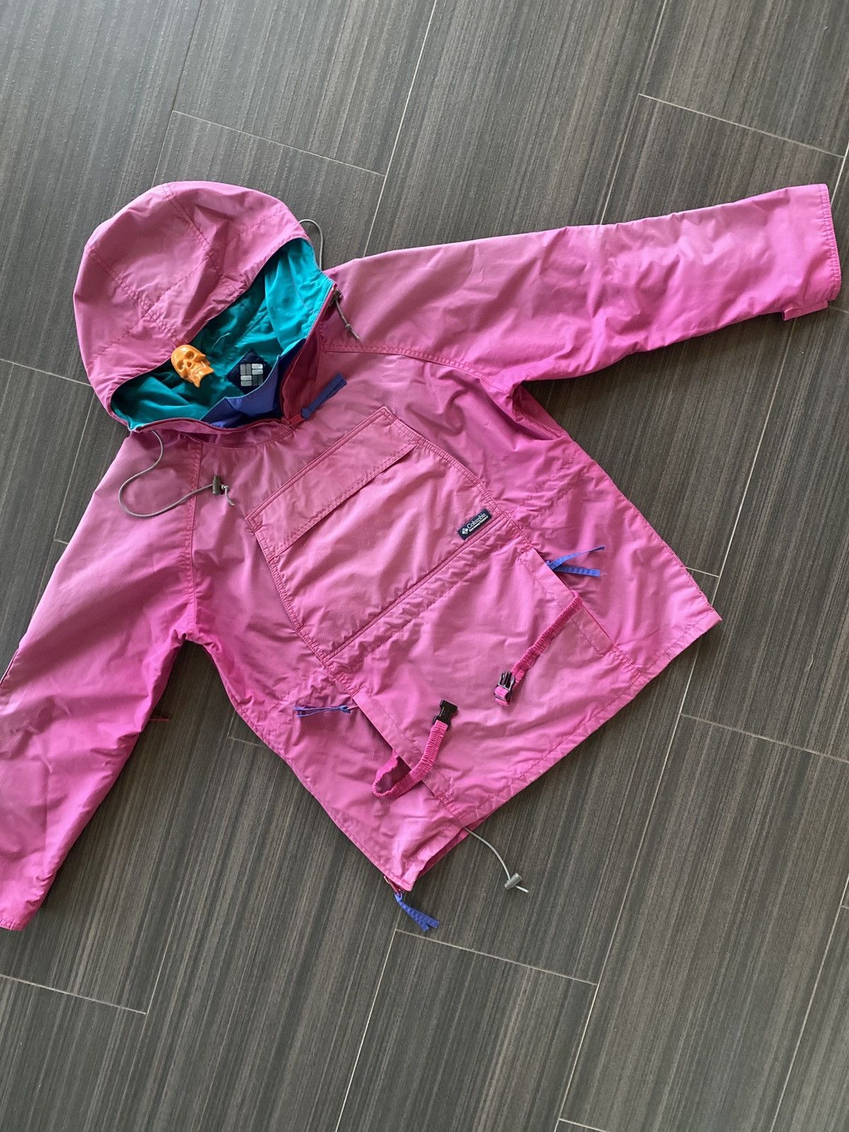 Columbia × Vintage 90s Columbia sportswear faded pink pullover Size L / US 10 / IT 46 - 2 Thumbnail