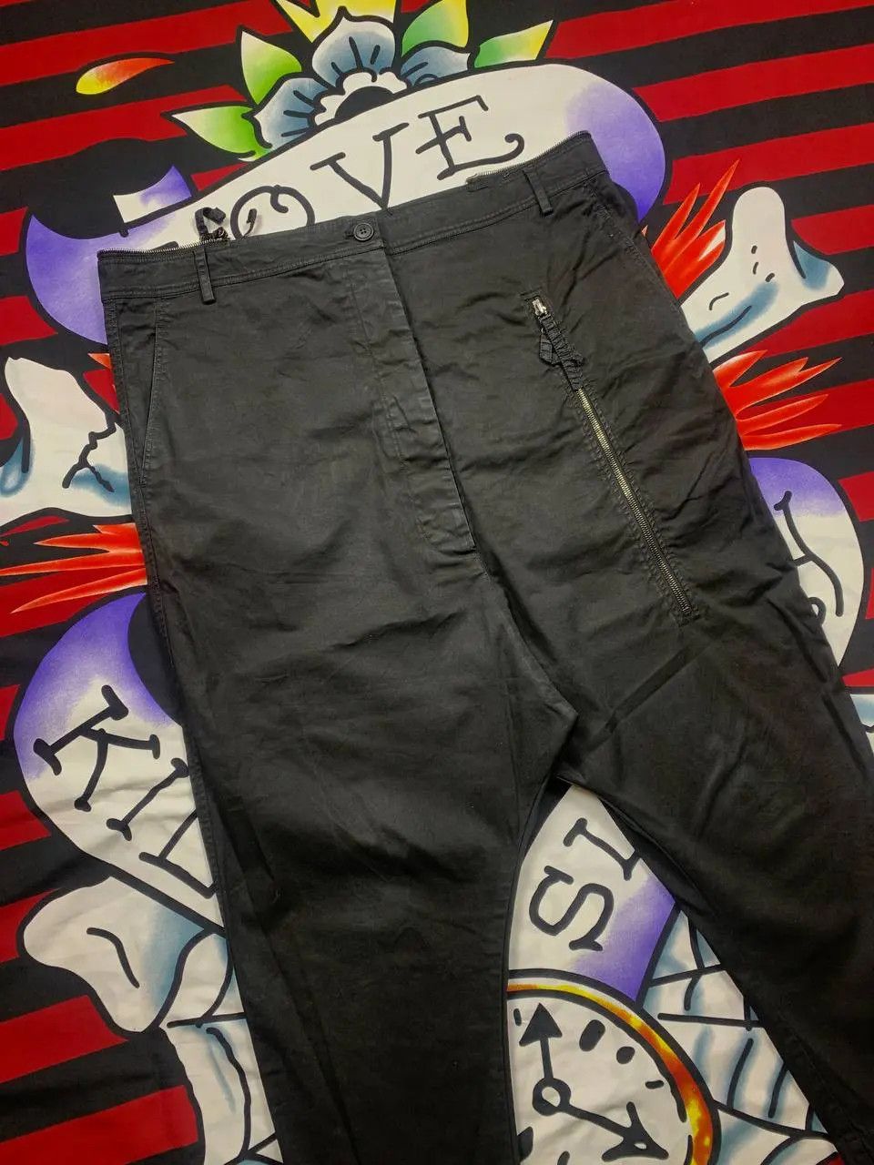 Rundholz Rundholz DIP zip waist black avantgarde pants Size M Size US 32 / EU 48 - 3 Thumbnail