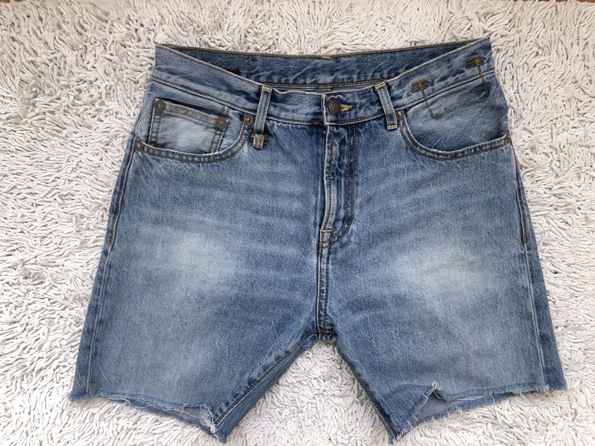 image of R13 Denim Womens Shorts (Size 28) 8 M Blue (Size 30)