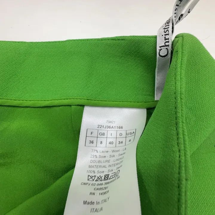 Dior Dior Casual Fashion Green Mini Skirt Size 35" - 5 Thumbnail
