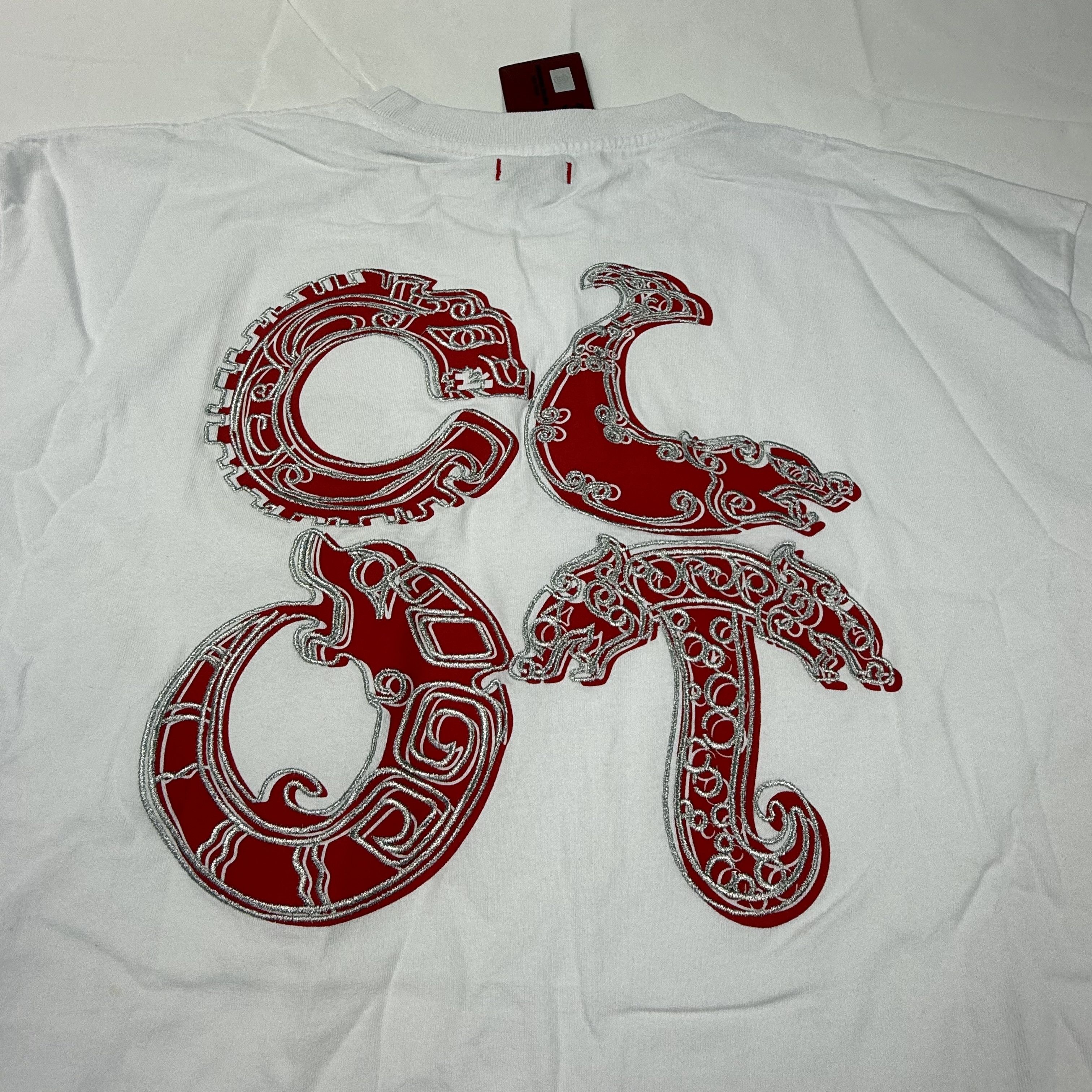 CLOT CLOT Dragon Logo Long Sleeve Graphic T-Shirt White Red XXL Size US XXL / EU 58 / 5 - 6 Thumbnail