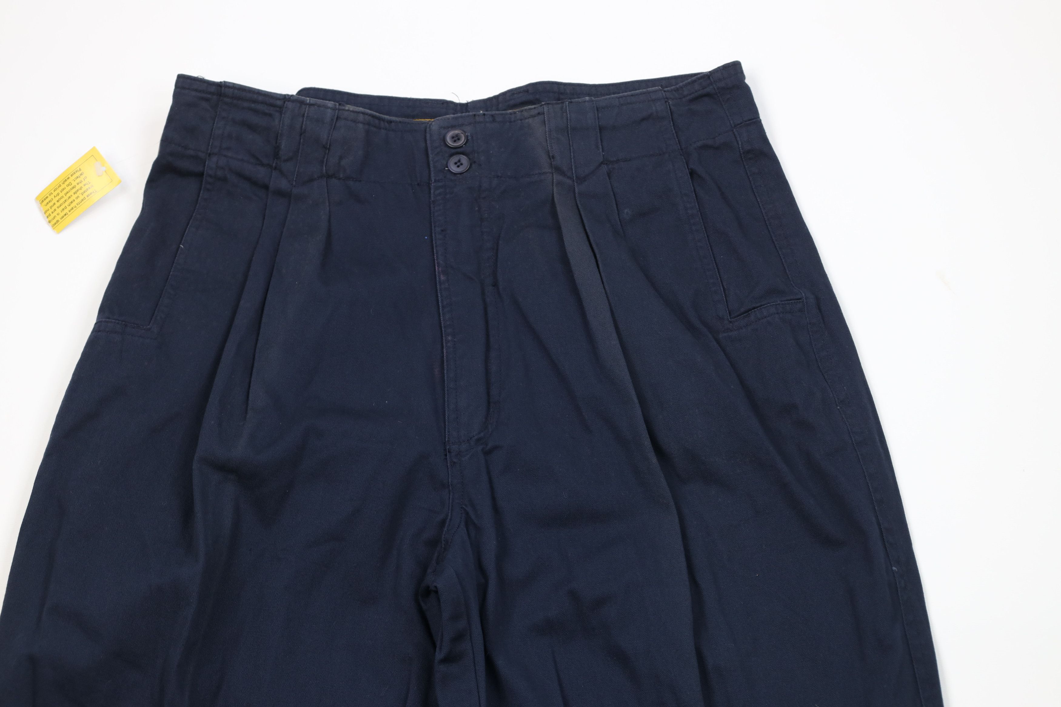 Vintage Deadstock Vintage 90s Streetwear Fit Chino Pants Blue Size US 32 / EU 48 - 2 Thumbnail