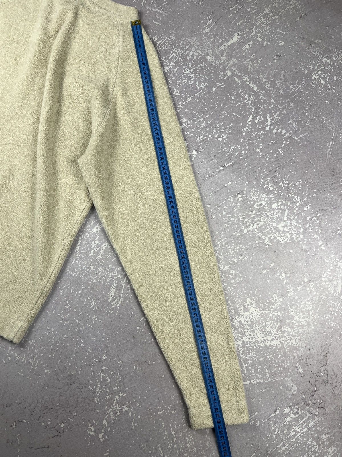 Burberry Vintage Y2K Thomas Burberry Sport Creamy Fleece Sweatshirt Size US S / EU 44-46 / 1 - 10 Thumbnail