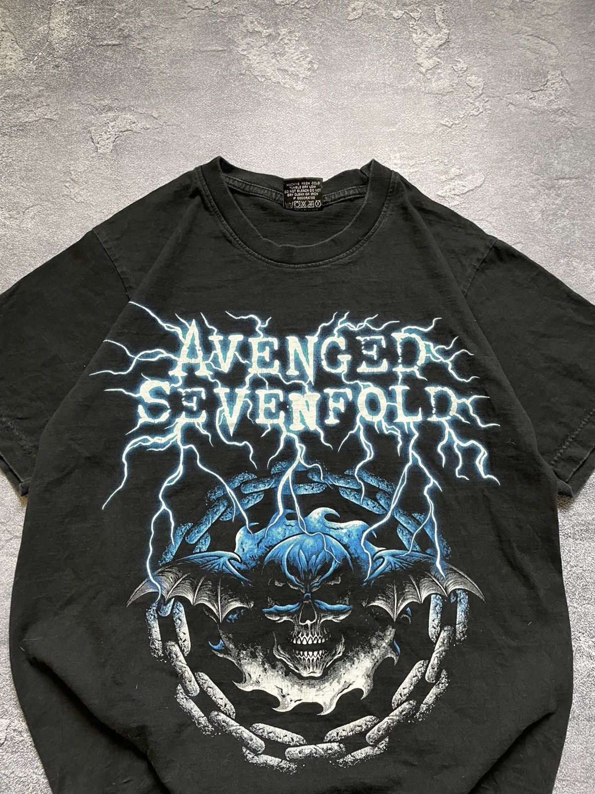 Band Tees Vintage 90s Avenged Sevenfold Skull Y2K Rock Band Tee Size US M / EU 48-50 / 2 - 5 Thumbnail