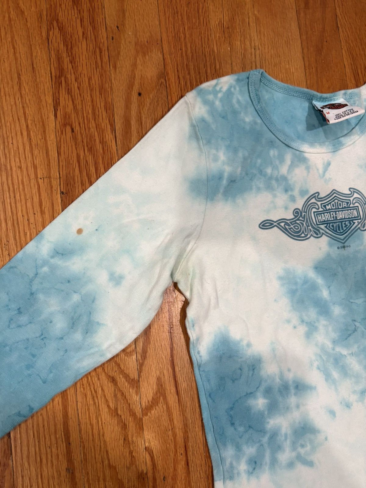 Harley Davidson × Vintage Harley Davidson Tie Dye Size M / US 6-8 / IT 42-44 - 4 Thumbnail