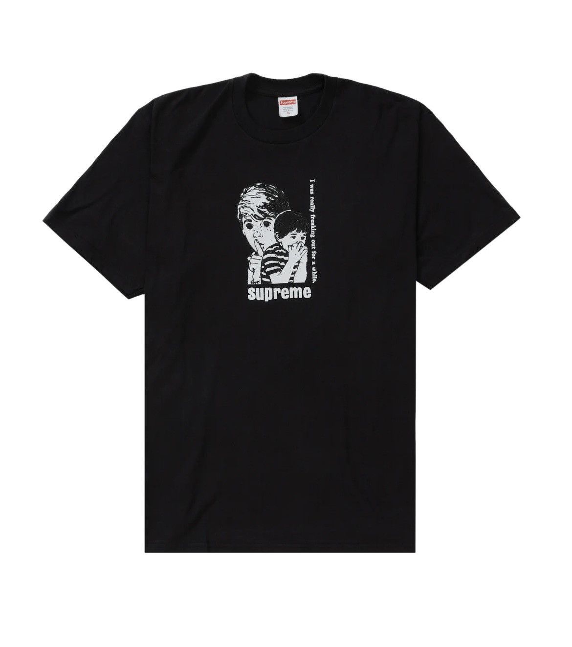 image of Supreme Trippin Tee in Black, Men's (Size XL)