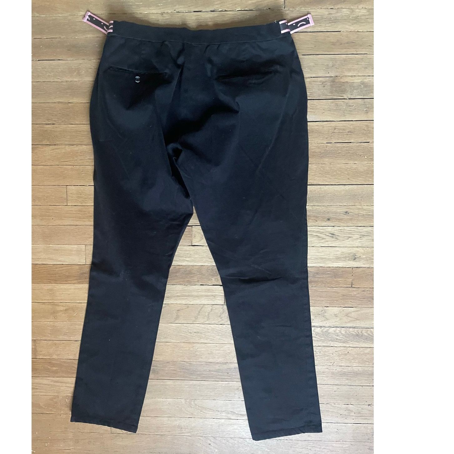 TSUKI TSUKI Black Cotton Twill Men's Straight Leg Pants SIze 36 Size US 36 / EU 52 - 2 Thumbnail
