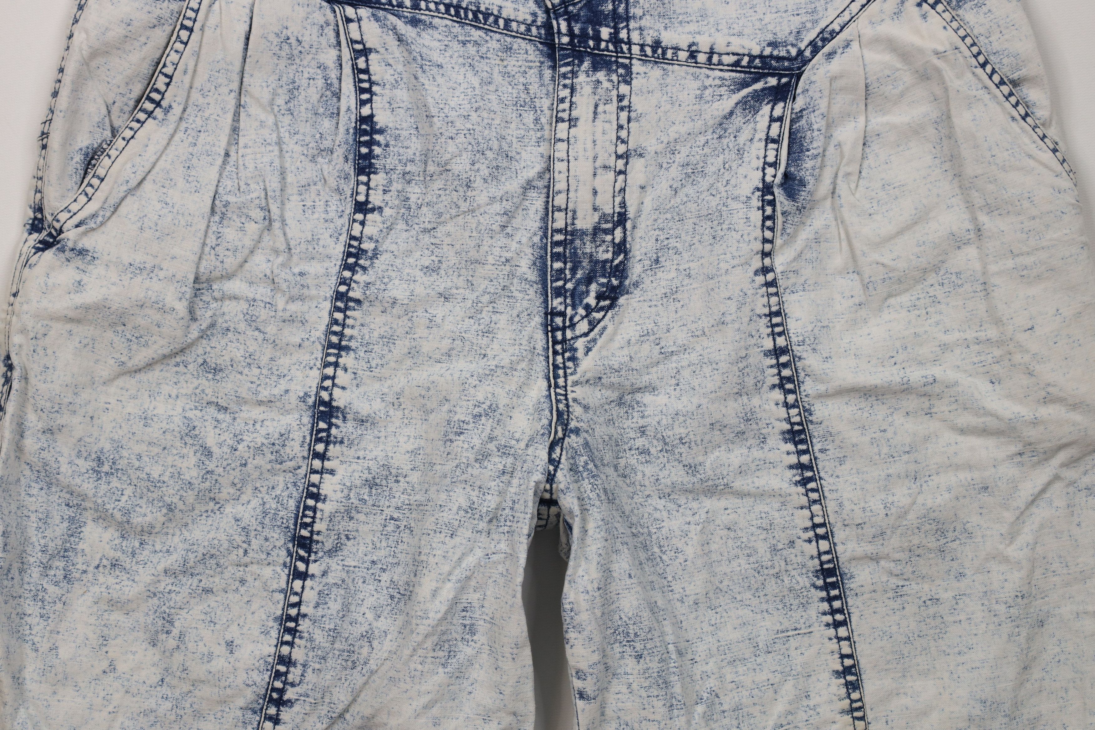 Vintage Vintage 80s 90s Streetwear Acid Wash Skateboard Shorts Size US 32 / EU 48 - 3 Thumbnail