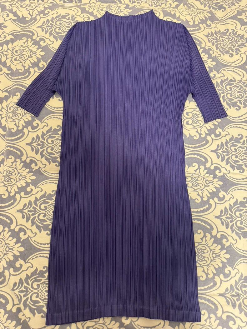 Issey Miyake Issey Miyake size:4 Purple pleated top Size M / US 6-8 / IT 42-44 - 2 Thumbnail