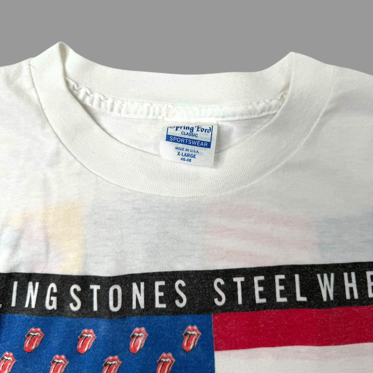 The Rolling Stones × Vintage Vintage 1980s The Rolling Stones tour tee Size US XL / EU 56 / 4 - 4 Thumbnail