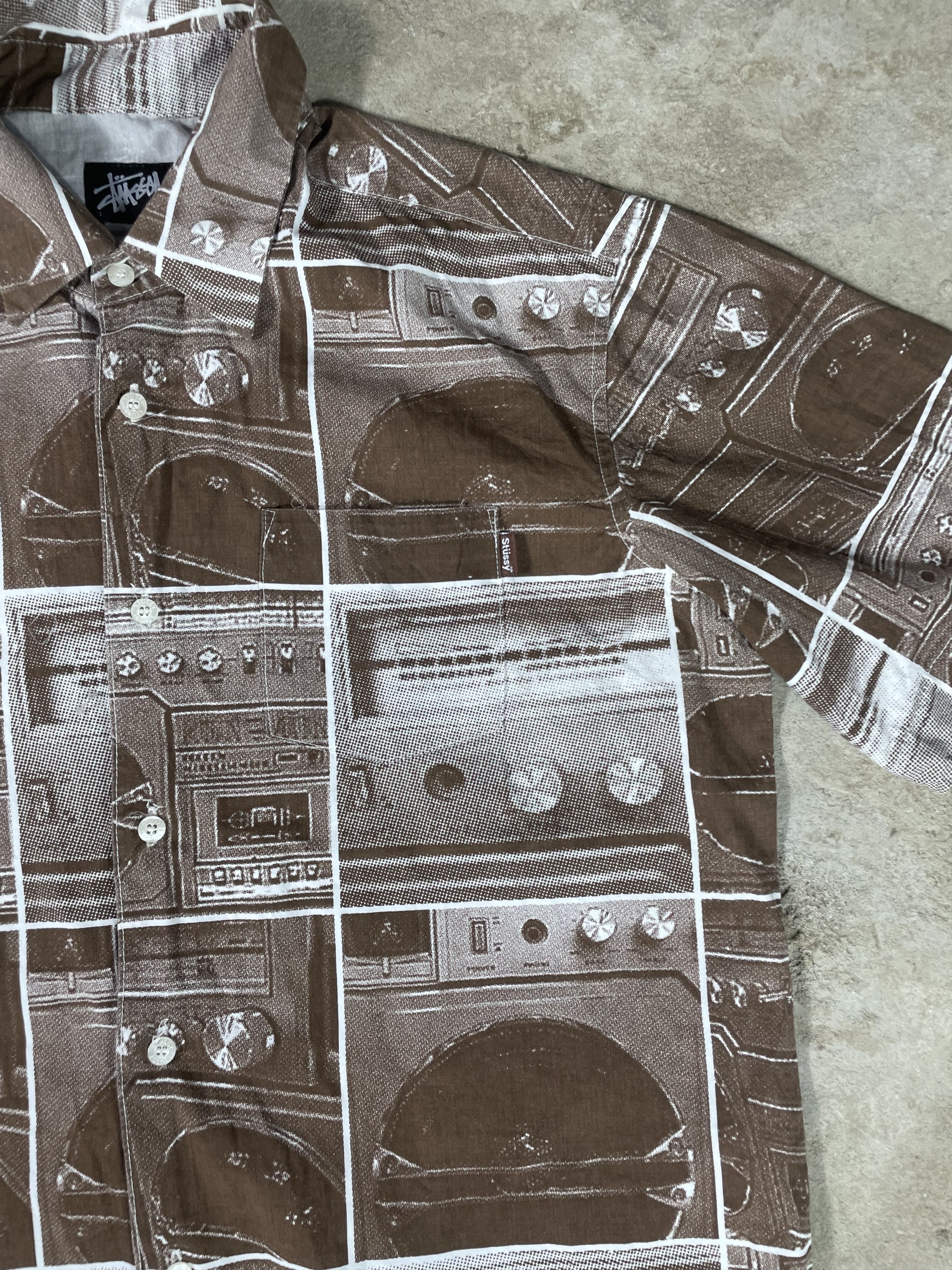 Stussy 90s Stussy Boombox AOP Polo Size US M / EU 48-50 / 2 - 2 Thumbnail