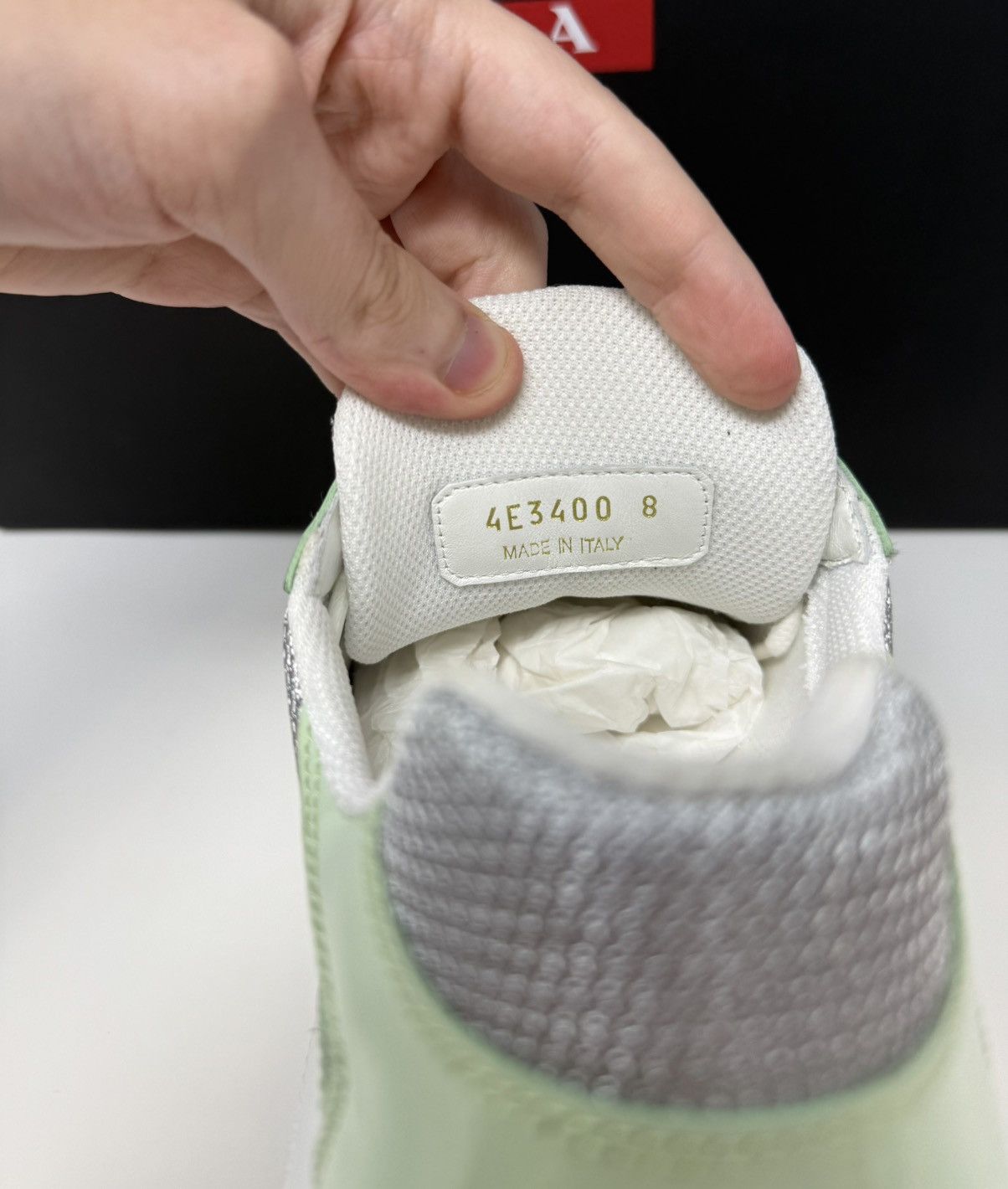 Prada Prada Americas Cup Sneaker Dew/Silver Size US 9 / EU 42 - 5 Thumbnail