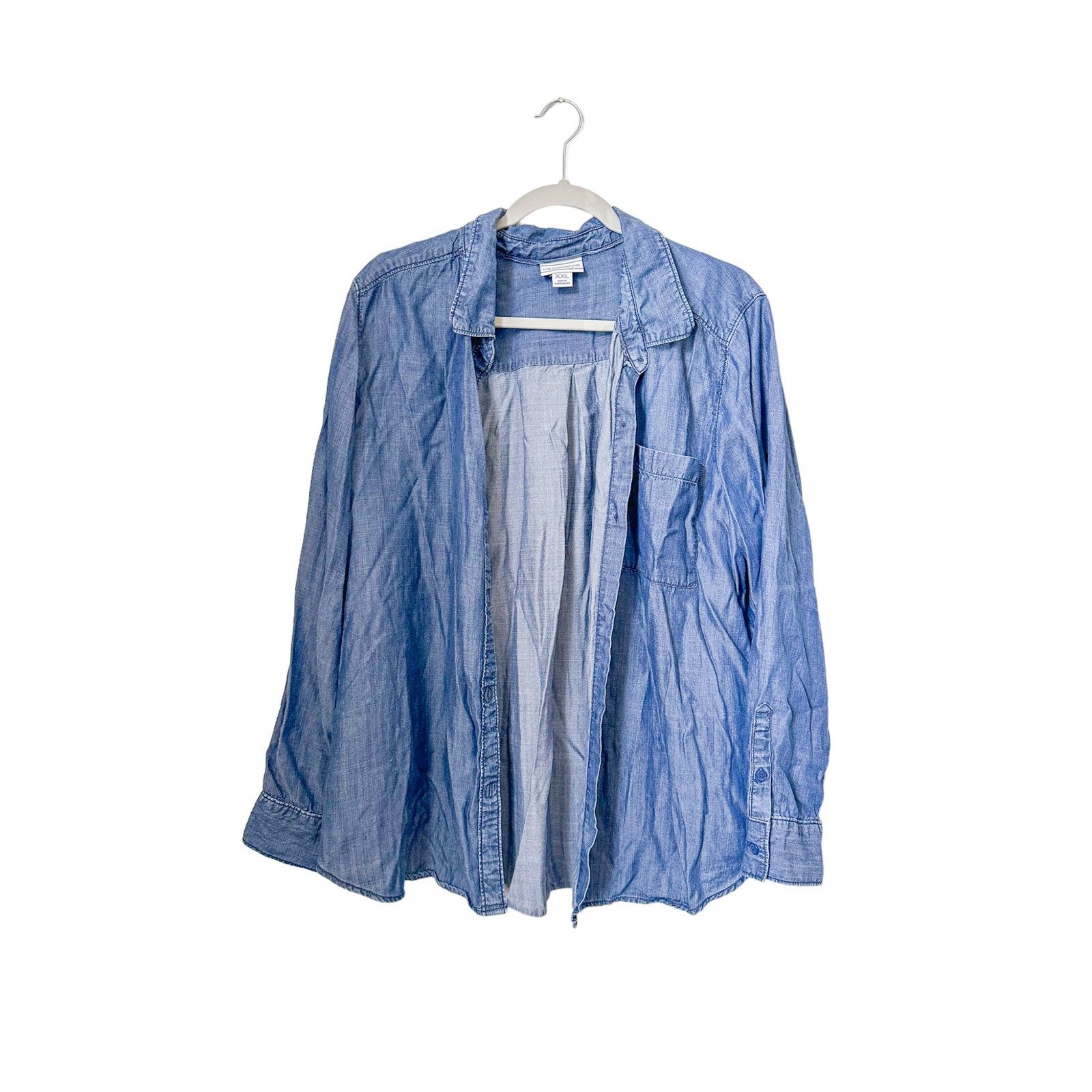 Liz Claiborne Liz Clairborne Denim Shacket , Size XXL Size XXL / US 16-18 / IT 52-54 - 1 Thumbnail