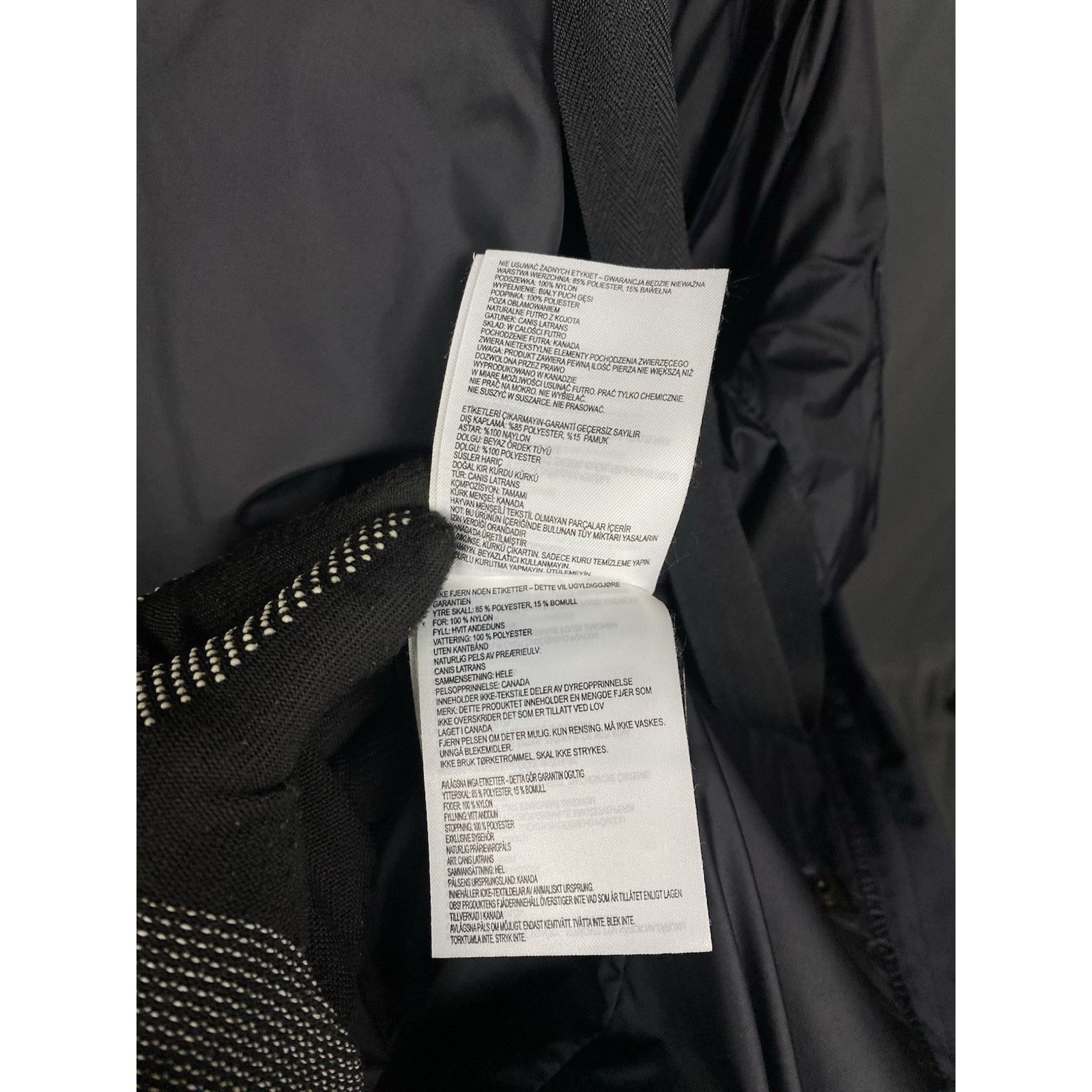 Canada Goose Canada Goose Auth Women's Black Down Insulated Parka Jacket Size L / US 10 / IT 46 - 20 Thumbnail
