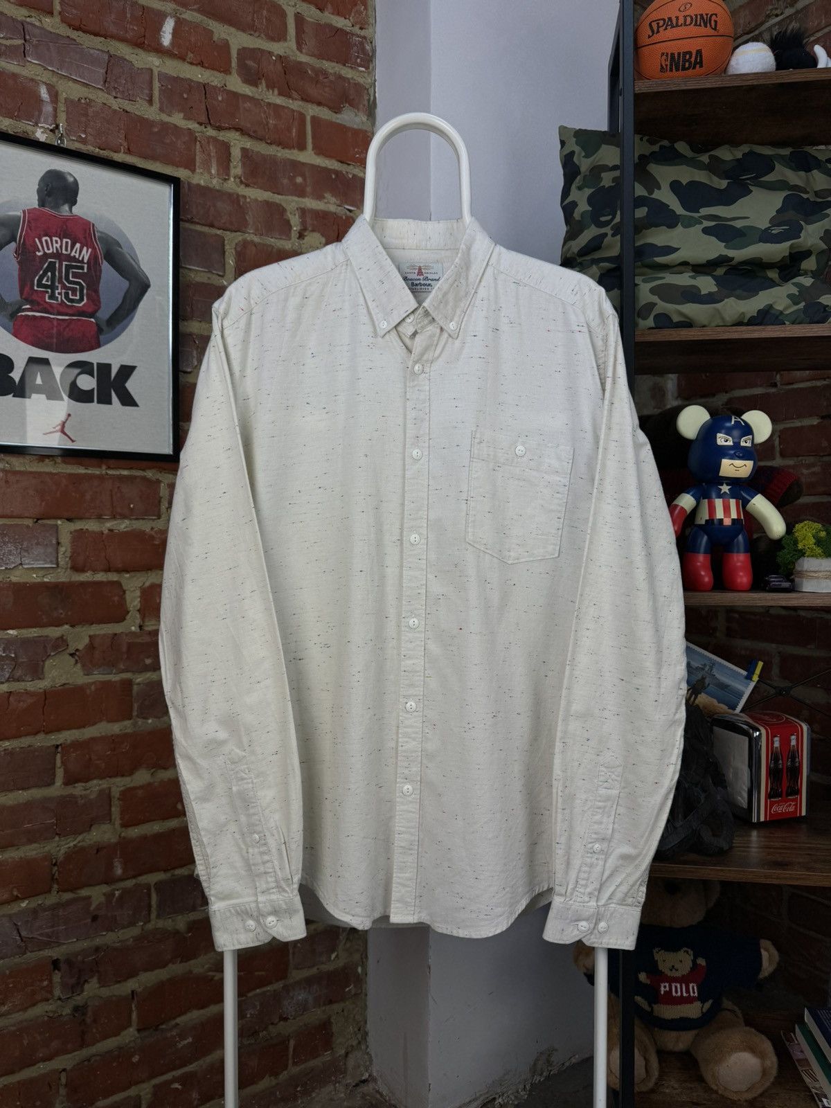 Barbour Barbour Beacon Casual Button Down Long Sleeve Shirt Size US L / EU 52-54 / 3 - 3 Thumbnail