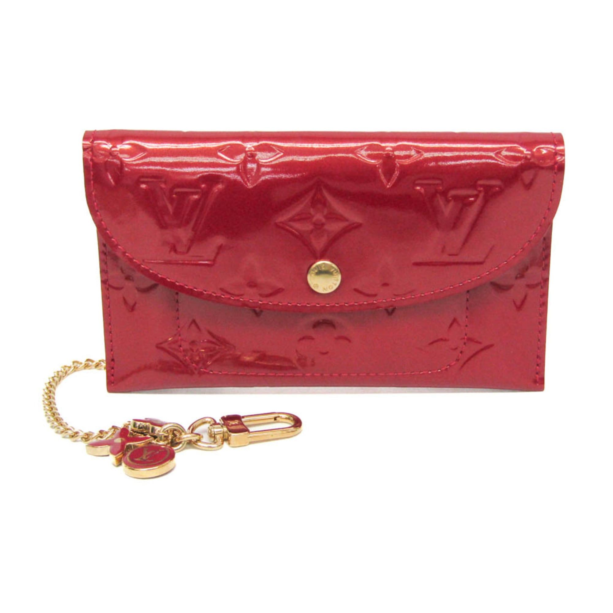 Louis Vuitton Louis Vuitton Monogram Vernis Enveloppe Plat Key Case M91917 Women's Monogram Vernis Coin Purse/coin Case Pomme D'amour Size ONE SIZE - 1 Thumbnail