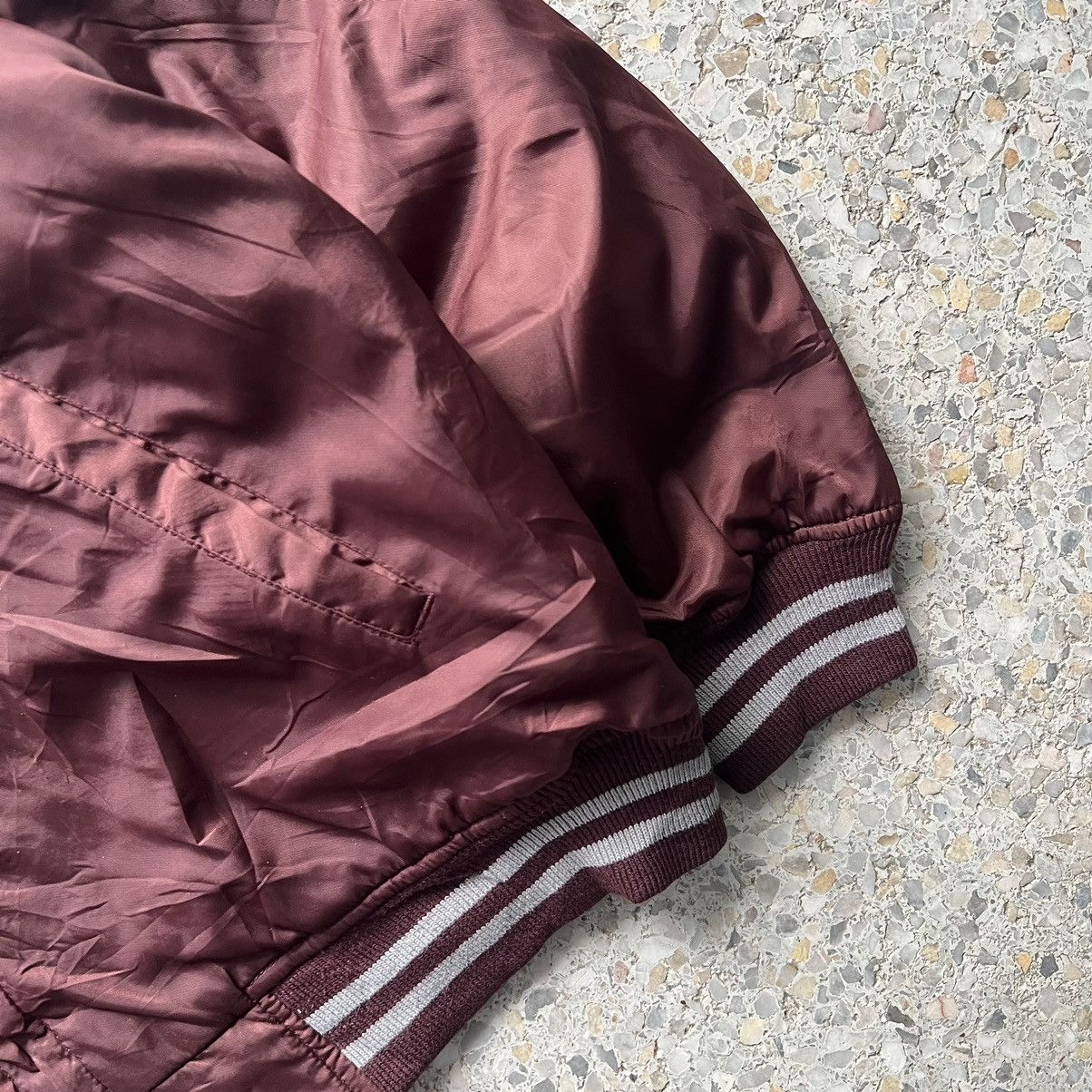 Vintage Vintage 90s Georgetown University Bomber Jacket Size US L / EU 52-54 / 3 - 3 Thumbnail
