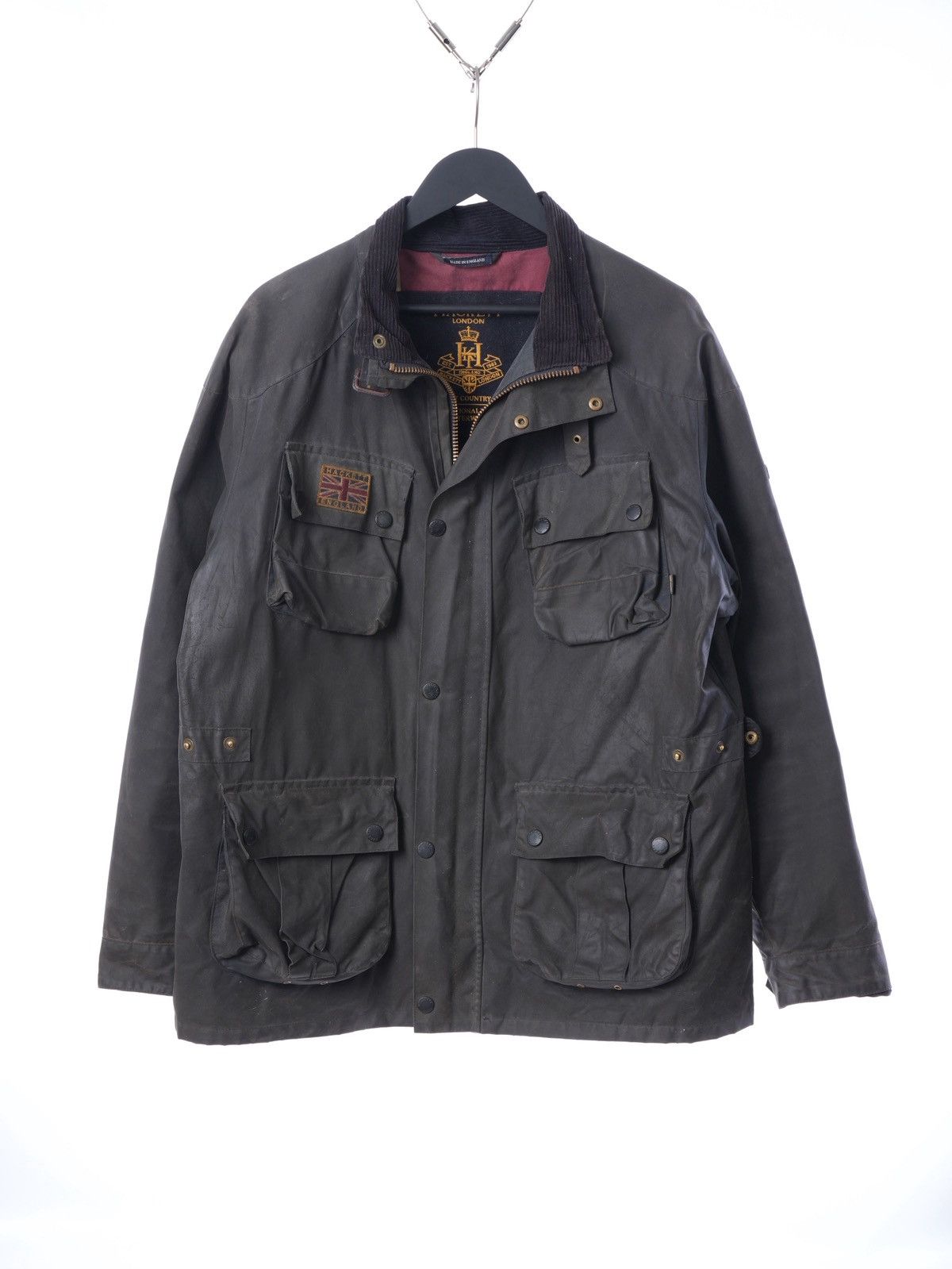 Hackett Hackett London England Wax Jacket Millerain size XXL Size US XXL / EU 58 / 5 - 1 Thumbnail
