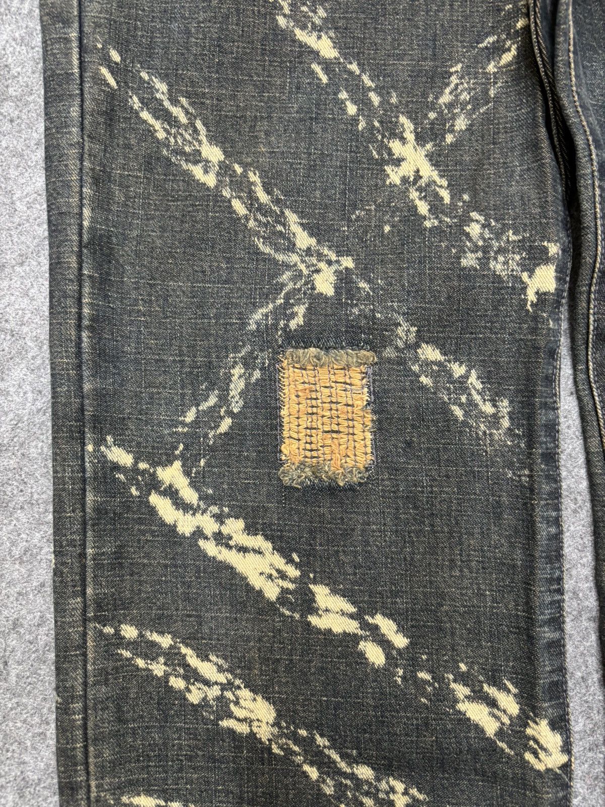 Designer 💥MODERM Samurai Slash MudWash Rusty Distressed Denim F675 Size US 32 / EU 48 - 12 Thumbnail
