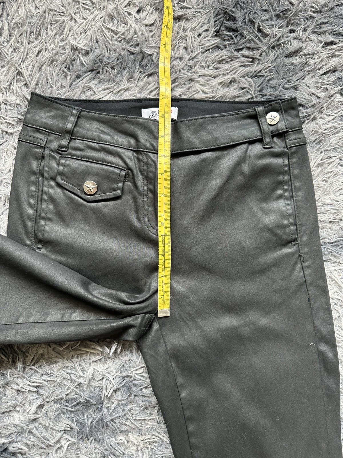 Jean Paul Gaultier 2010's Jean Paul Gaultier x Target coated slim jeans Size US 28 / EU 44 - 10 Thumbnail