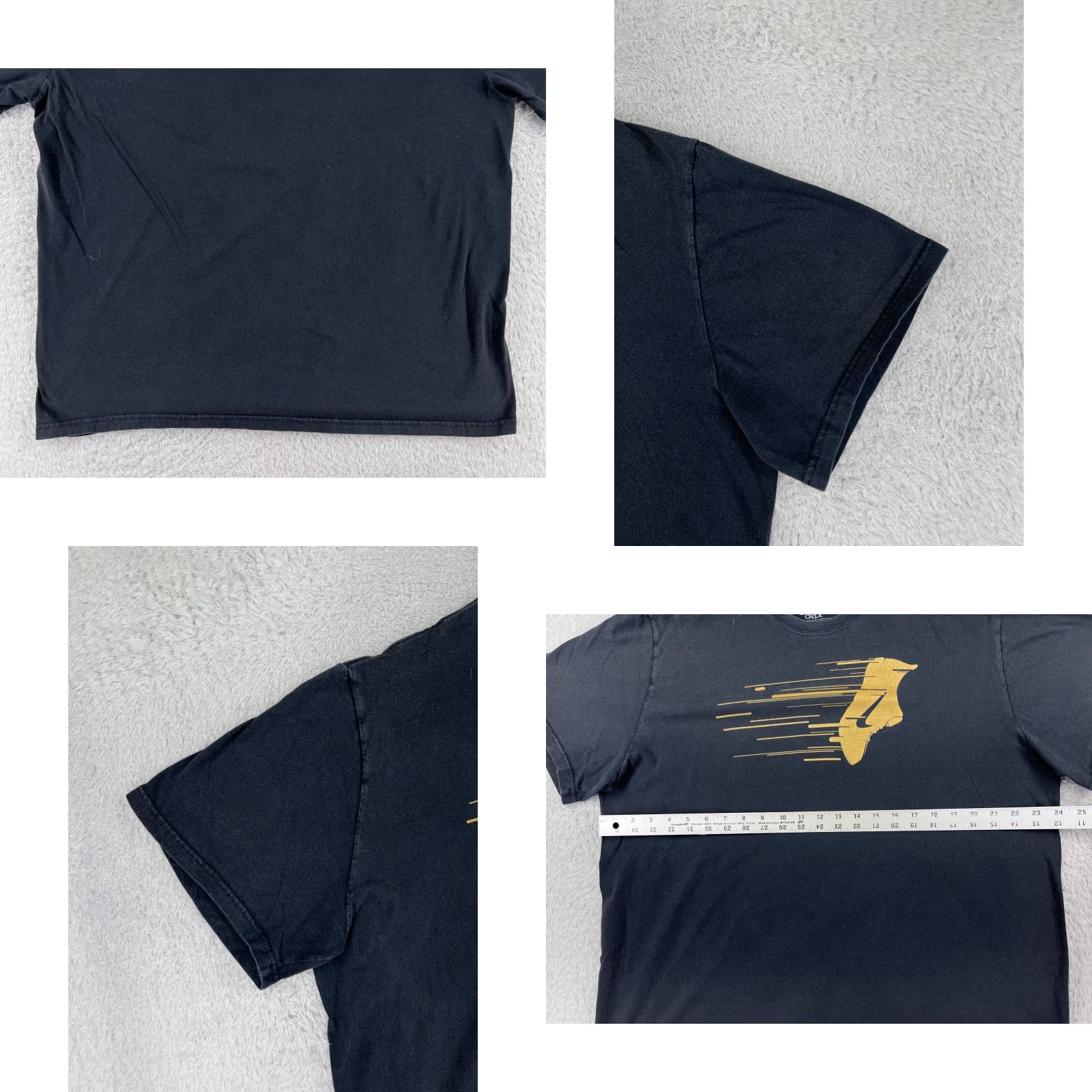 Nike Nike Shirt Womens 2XL Black Short Sleeve Crew Neck Swoosh Running Shirt Nike Womens Shirt 2XL Black Short Sleeve Crew Neck Swoosh Running Size XXL / US 16-18 / IT 52-54 - 8 Thumbnail