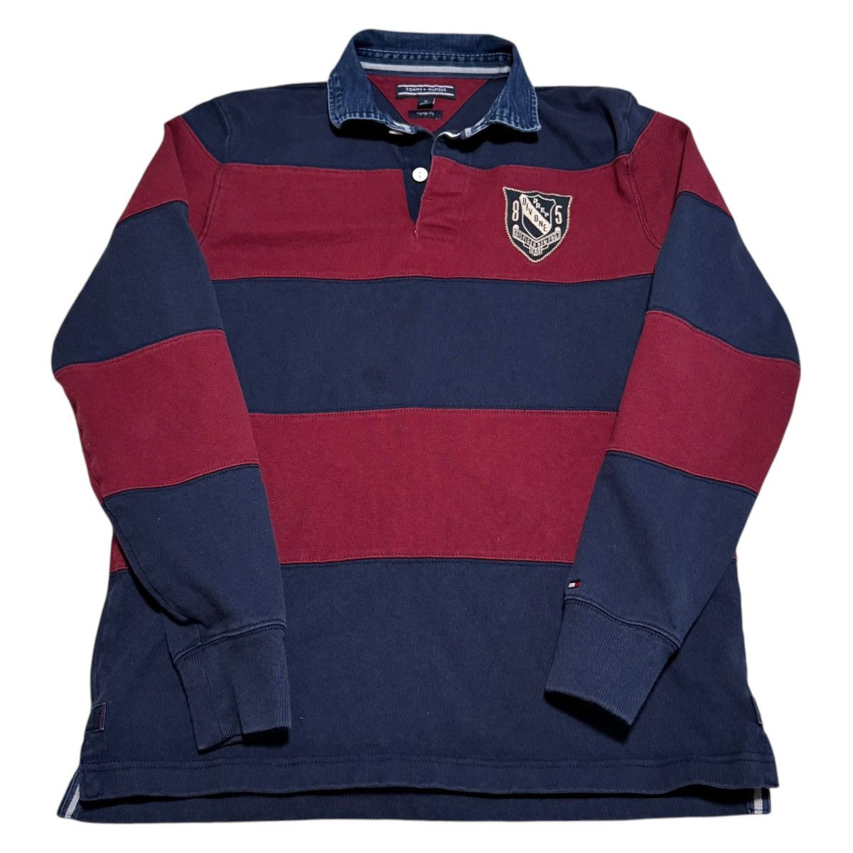 Tommy Hilfiger Tommy Hilfiger Polo Rugby Long Sleeve Shirt Adult Medium Size US M / EU 48-50 / 2 - 1 Thumbnail