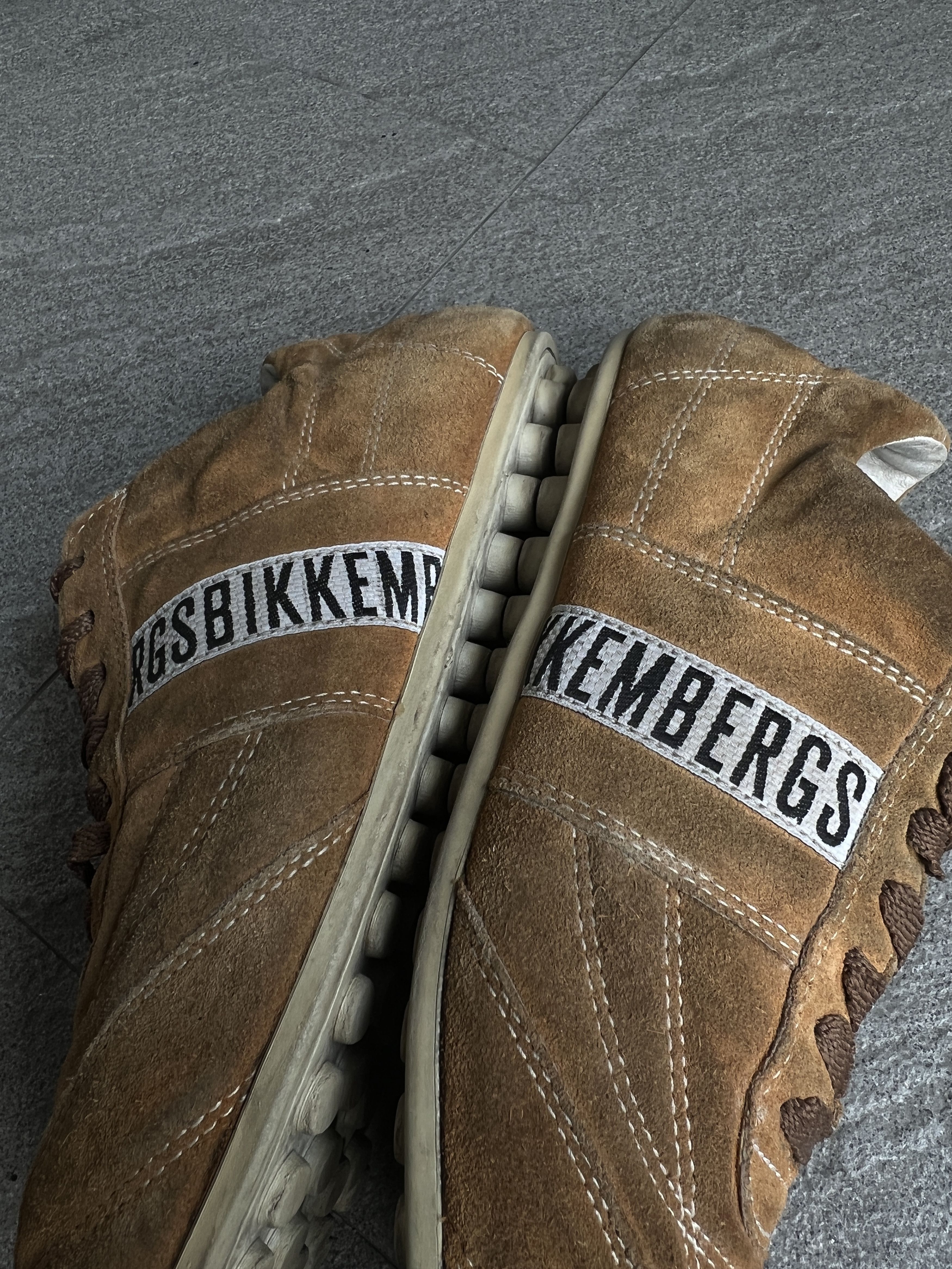 Dirk Bikkembergs Dirk Bikkembergs Suede Soccer Sneakers Brown EU39 Size US 6 / EU 39 - 3 Thumbnail