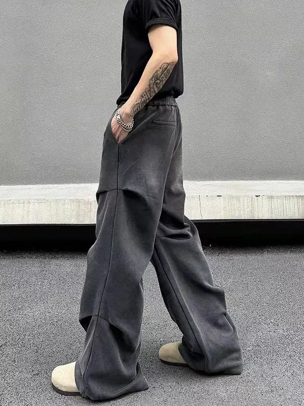 Japanese Brand VIBE High Street Vintage Charcoal Gray Casual Trousers Size US 30 / EU 46 - 3 Thumbnail
