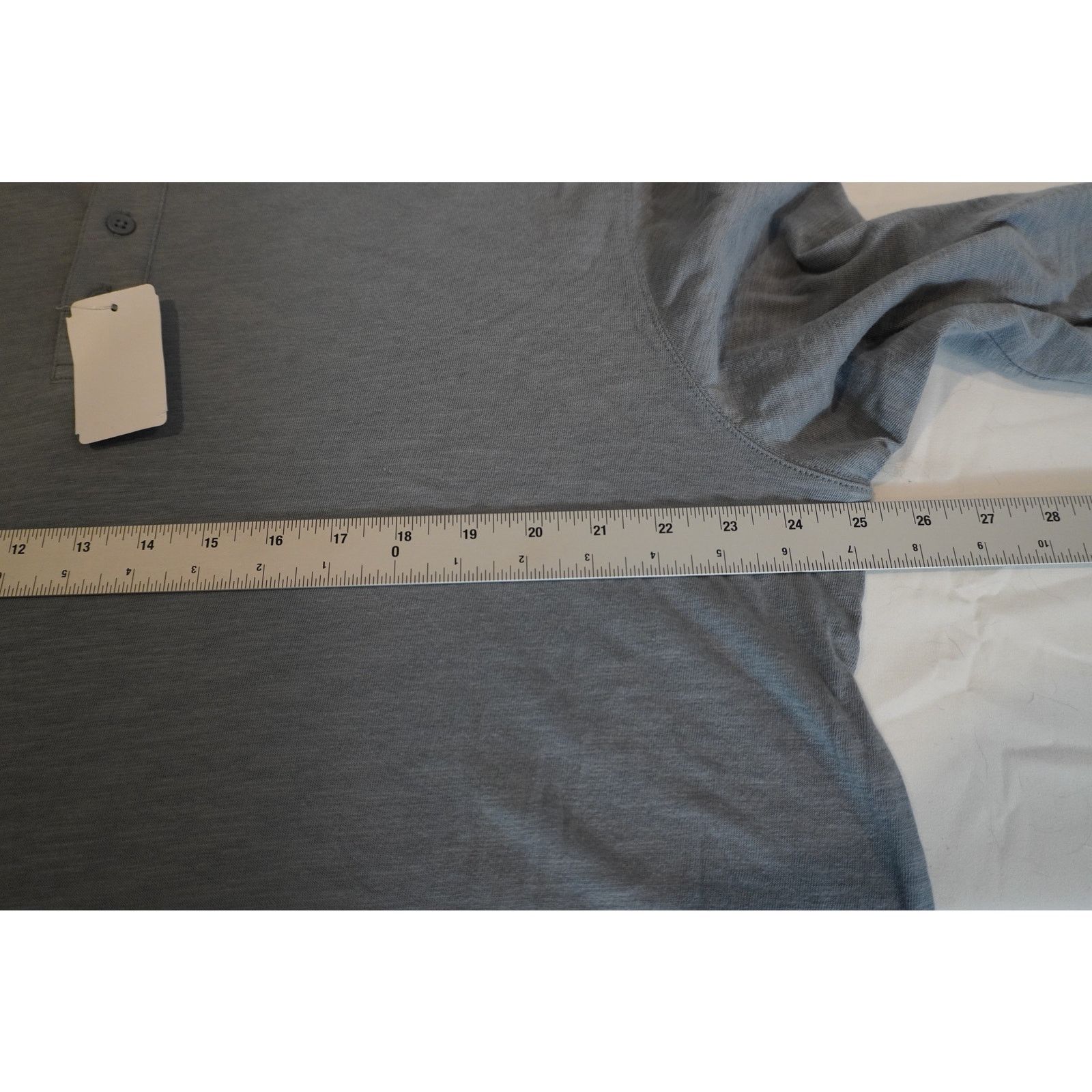 Vince Vince Long Sleeve Henley Shirt 100% Cotton Peru Minimalist Size US XXL / EU 58 / 5 - 4 Thumbnail