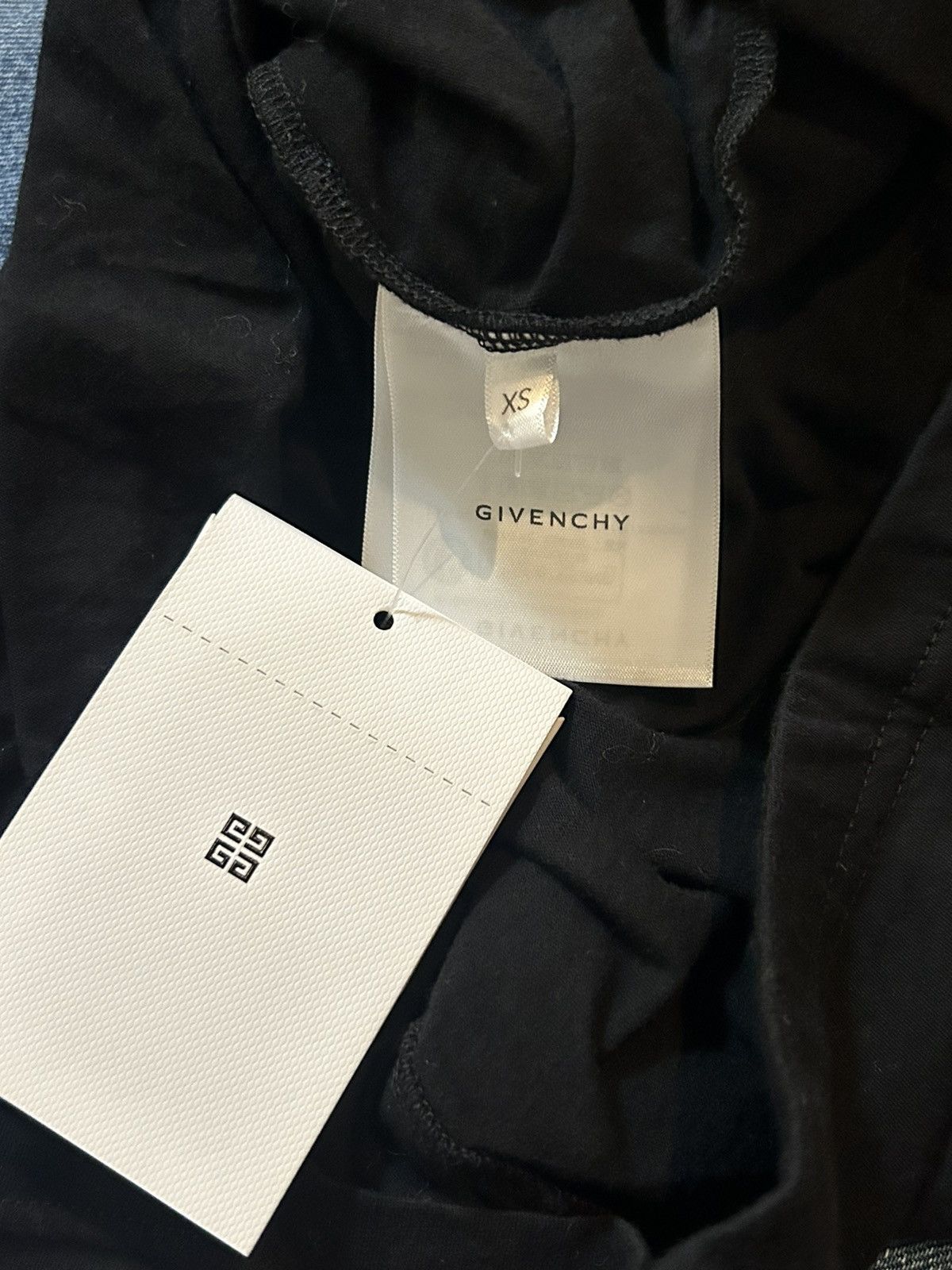 Givenchy NWT! SS24 Drape Crossover V-Neck Tee Size US XS / EU 42 / 0 - 8 Thumbnail