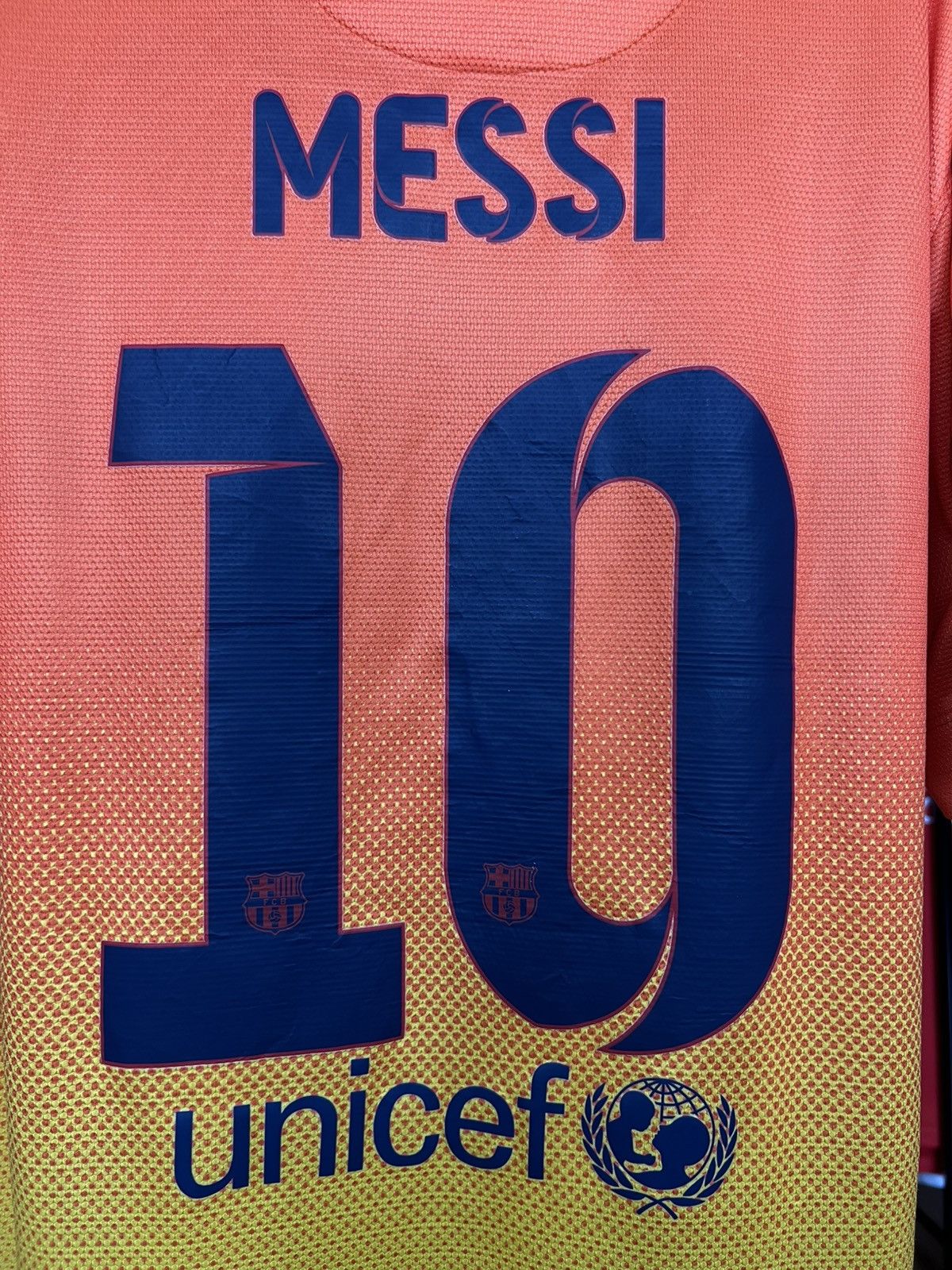 Nike Soccer Jersey Nike Barcelona 2012/13 Messi #10 Size US XL / EU 56 / 4 - 3 Thumbnail