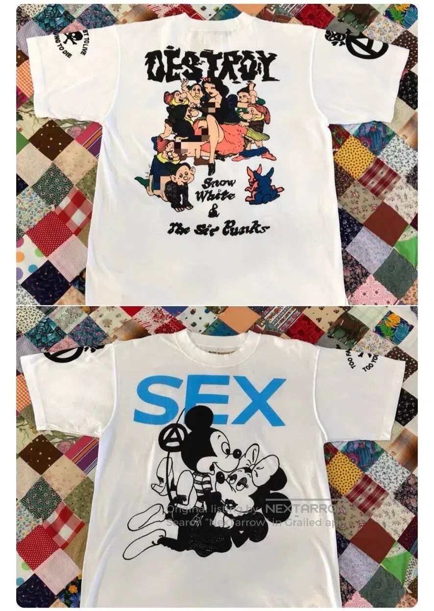 Vintage Vintage 90s Vivienne Westwood Disney Tee. Size M / US 6-8 / IT 42-44 - 4 Thumbnail