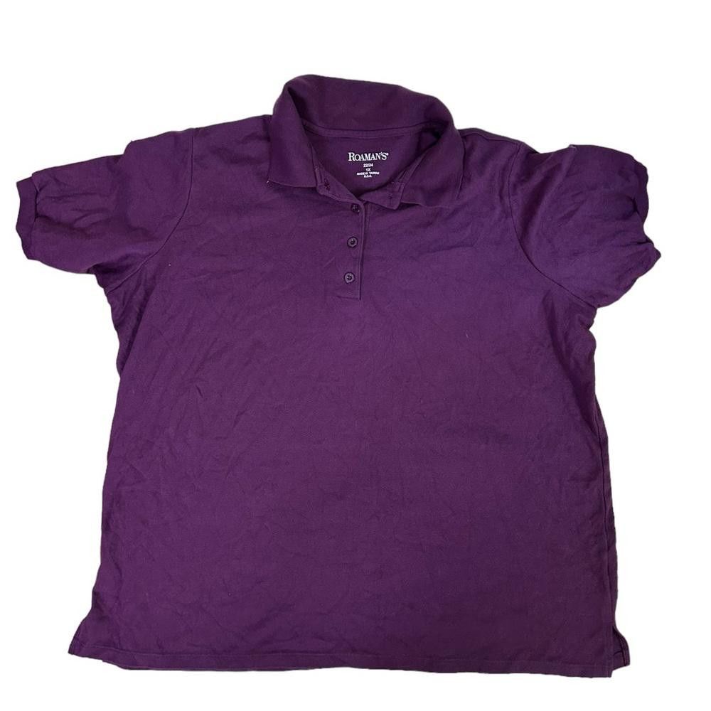 Designer Roaman’s l Bundle of 3 Polos/Tops 1X Size XL / US 12-14 / IT 48-50 - 2 Thumbnail