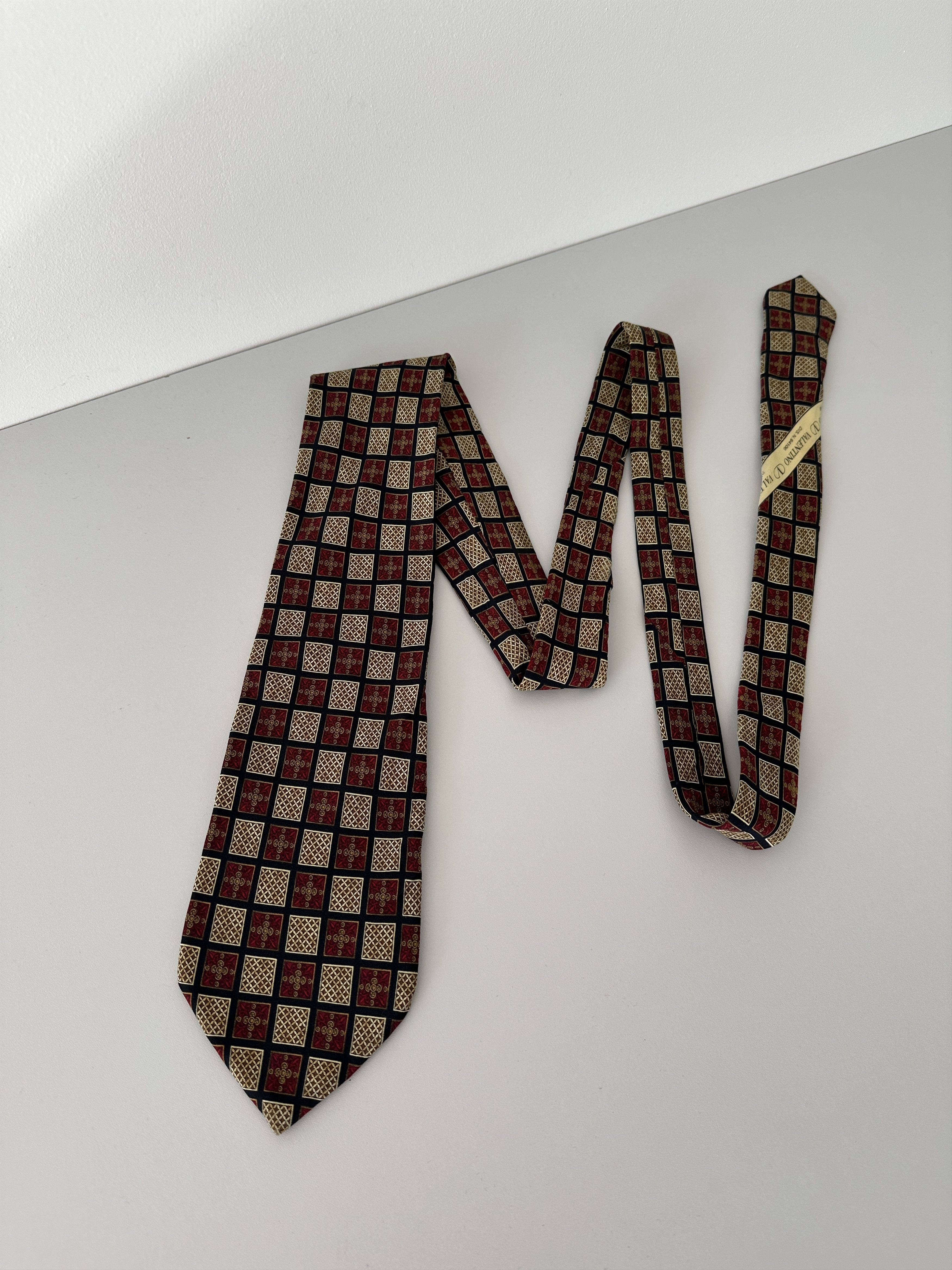 Valentino × Vintage Vintage Valentino Silk Tie Size ONE SIZE - 1 Thumbnail