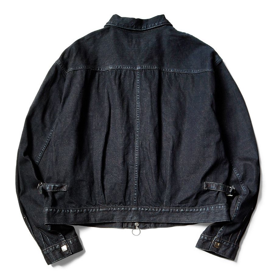 Kapital Kapital 12oz Yagasuri Jacquard Denim Chimayo Drizzler JKT Size US XXL / EU 58 / 5 - 2 Thumbnail