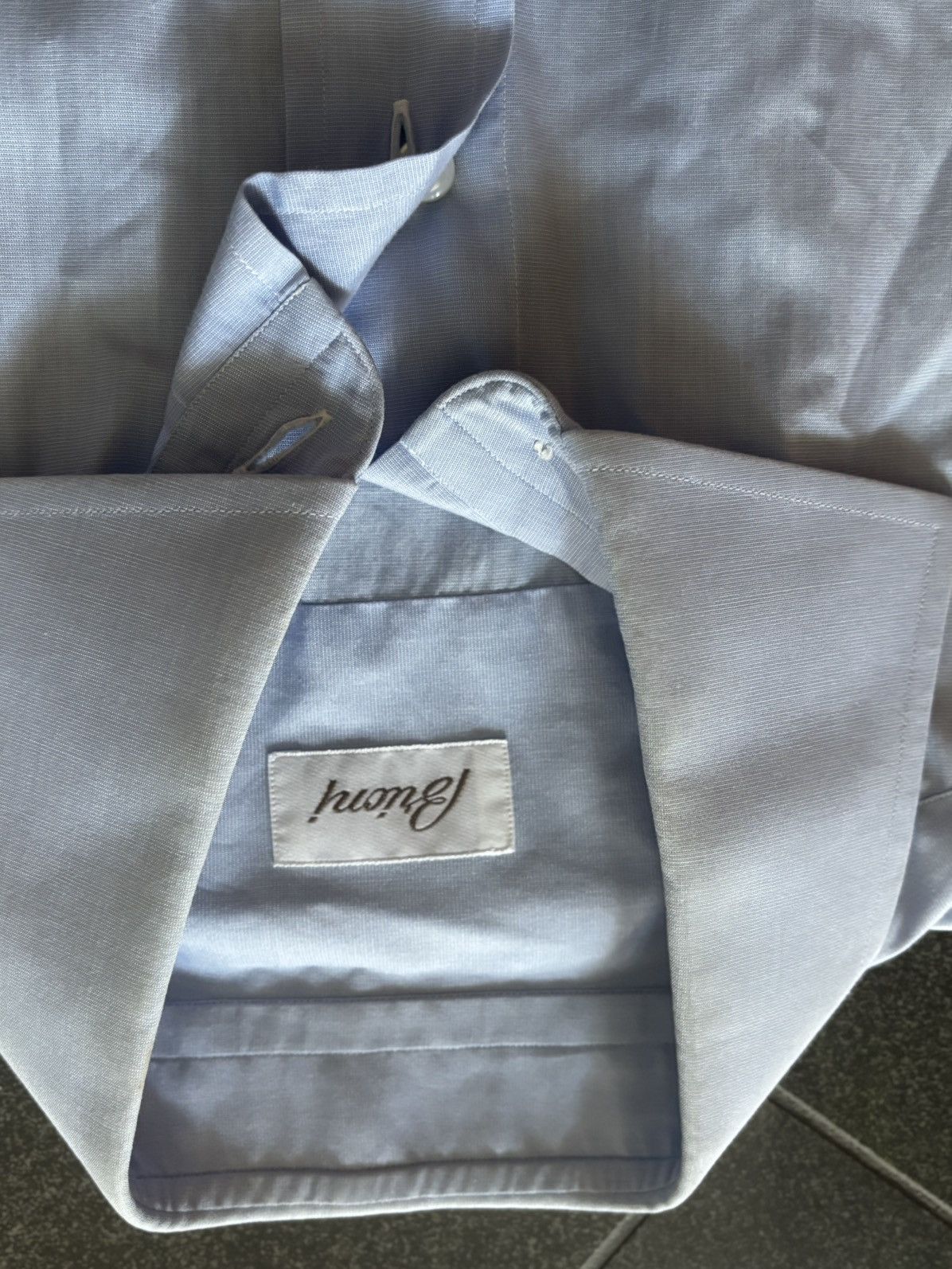 Brioni Brioni Shirt Blue Size 38R - 5 Thumbnail