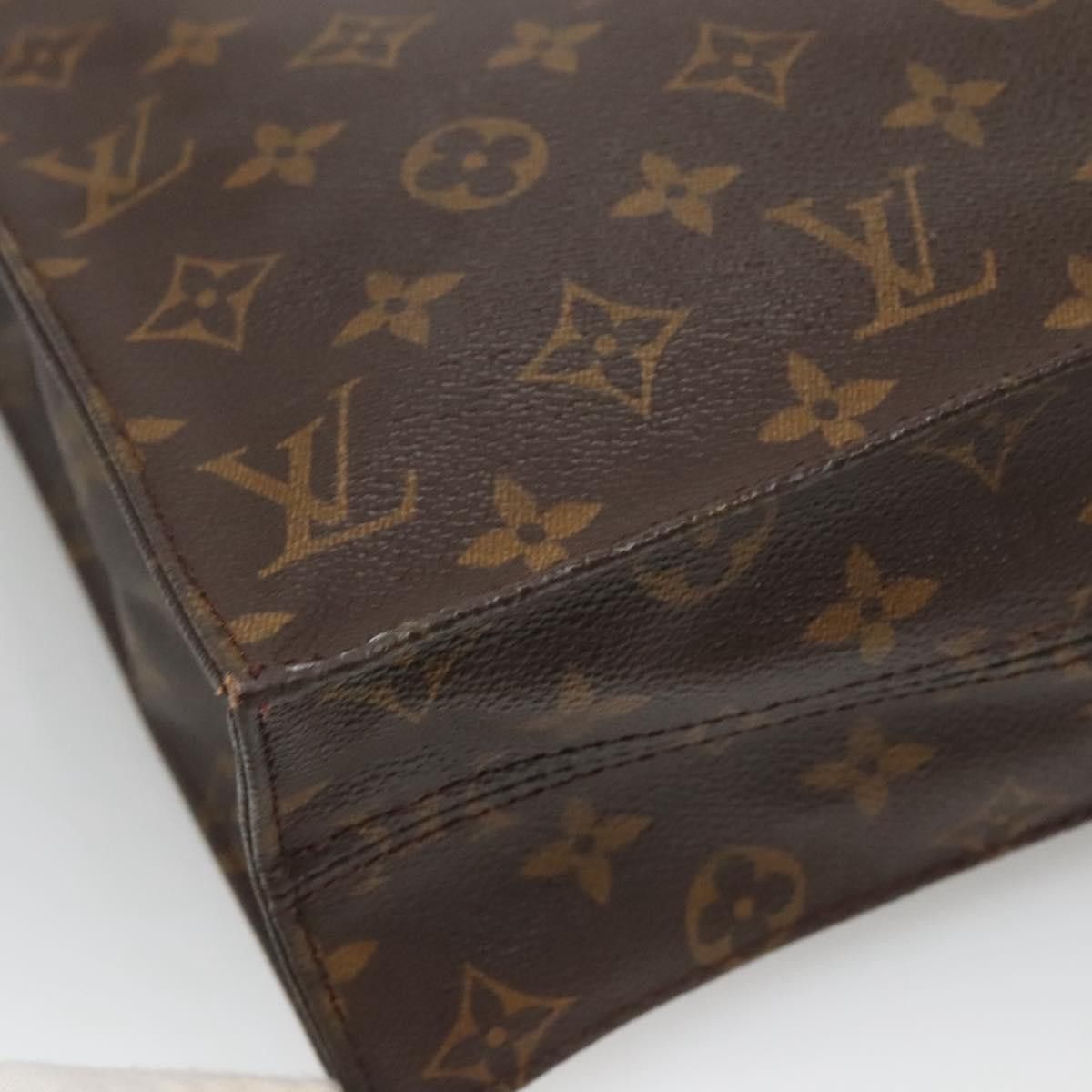 Louis Vuitton LOUIS VUITTON Monogram Sac Plat Hand Bag M51140 Size ONE SIZE - 16 Thumbnail