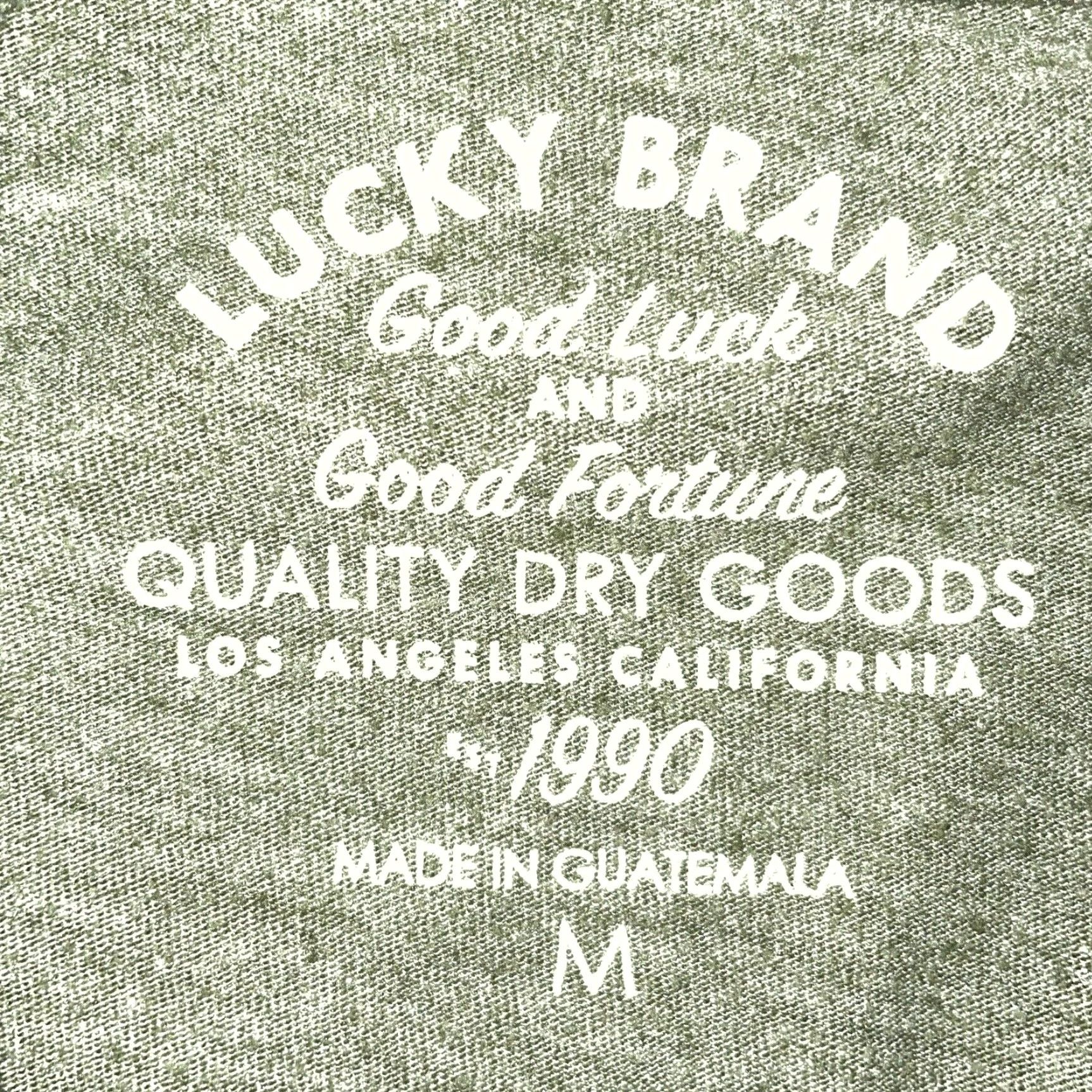 Lucky Brand Lucky Brand Green T-Shirt Mens Medium Size US M / EU 48-50 / 2 - 3 Thumbnail