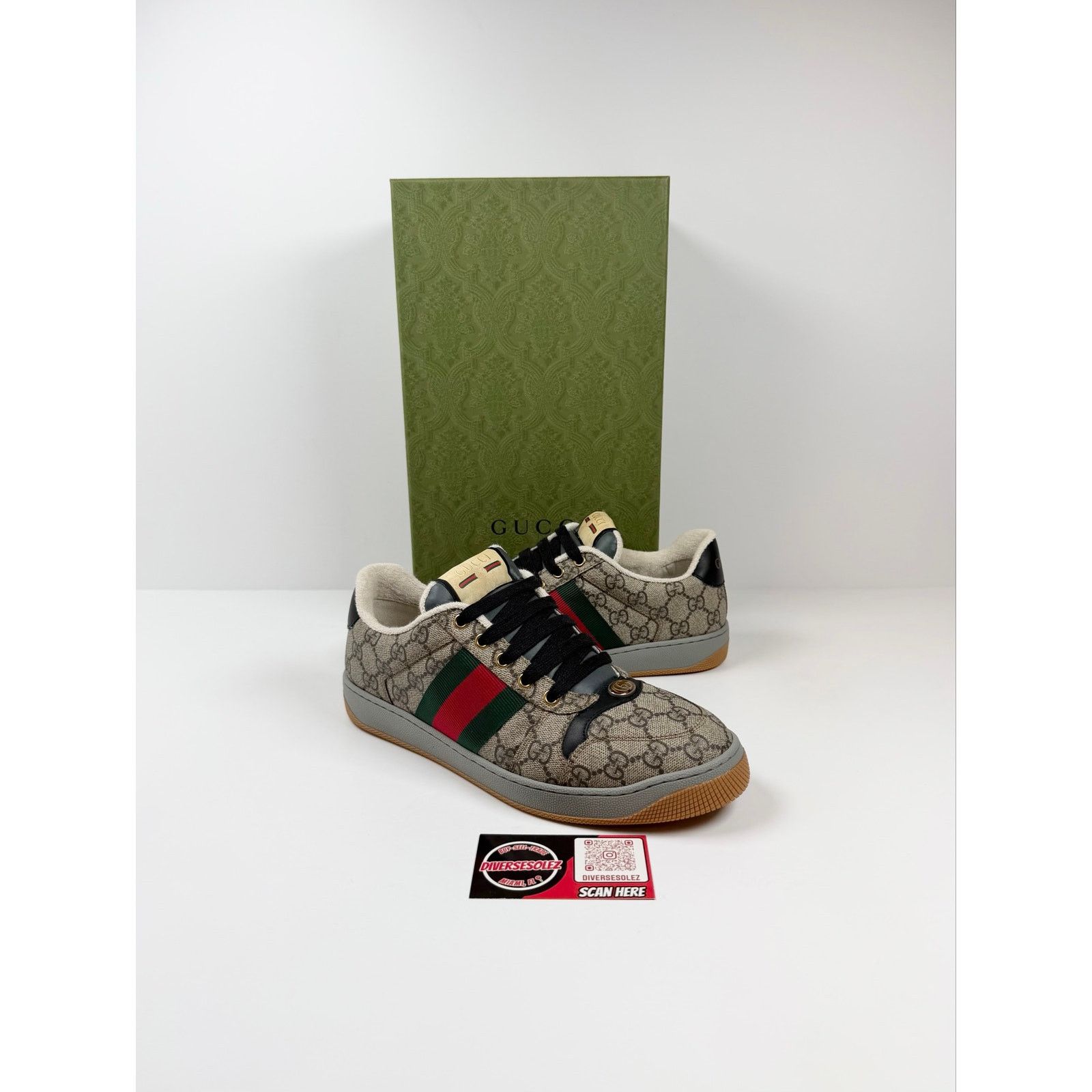 Gucci Size 7.5US - Gucci Screener Low Top NEW Size US 7.5 / EU 40-41 - 1 Thumbnail