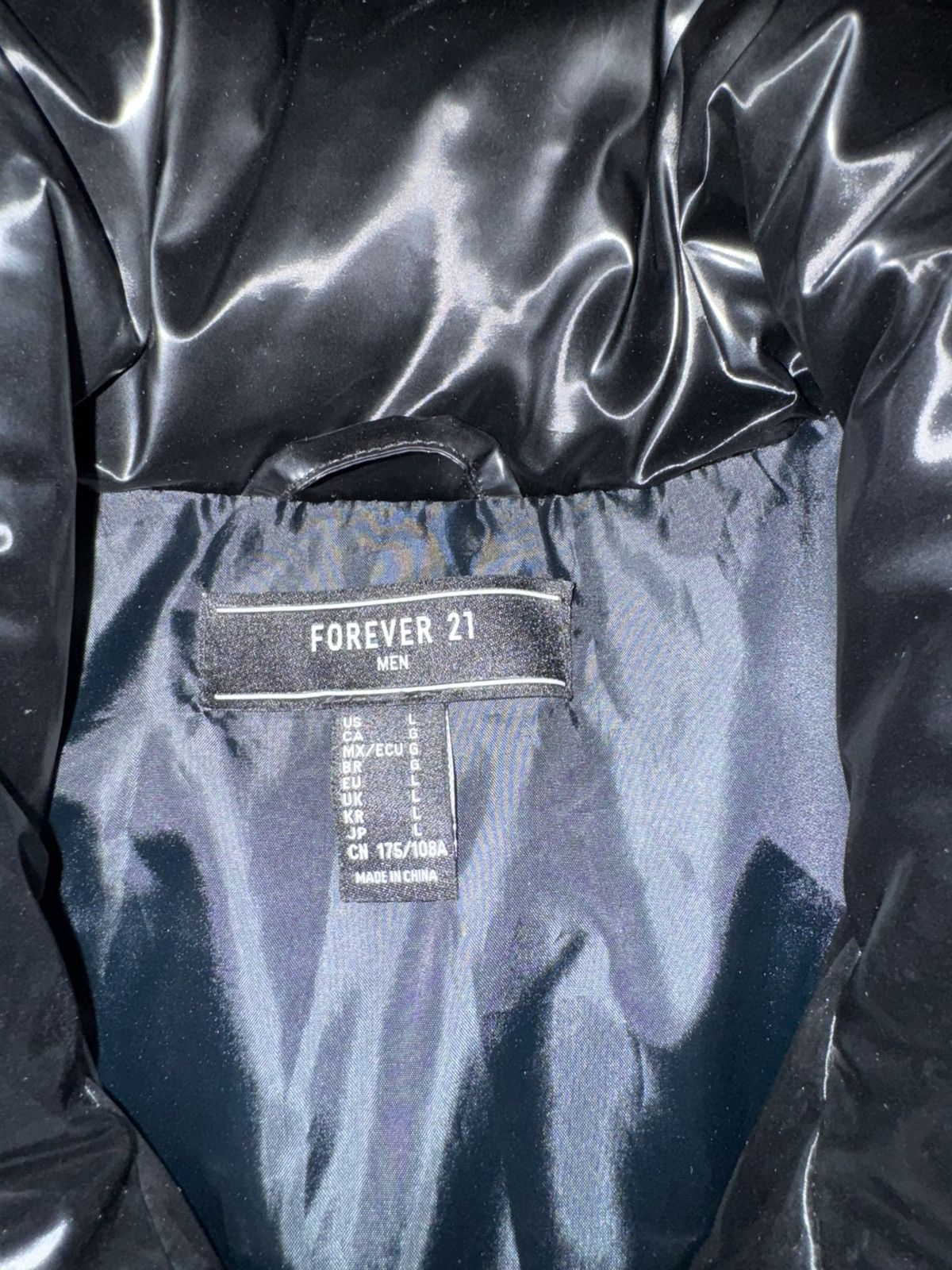 Forever 21 Forever 21 Puffer Coat – Brown/Black (Size L) Size US L / EU 52-54 / 3 - 5 Thumbnail