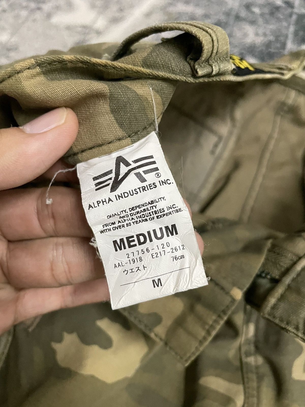 Alpha Industries ALPHA INDUSTRIES CARGO PANTS Size US 33 - 12 Thumbnail
