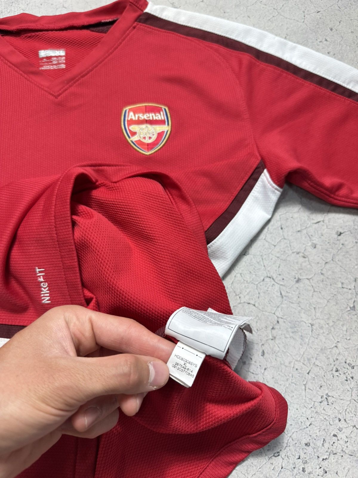Nike Nike FC Arsenal 2008/2009 Vintage Soccer Jersey Size US S / EU 44-46 / 1 - 12 Thumbnail