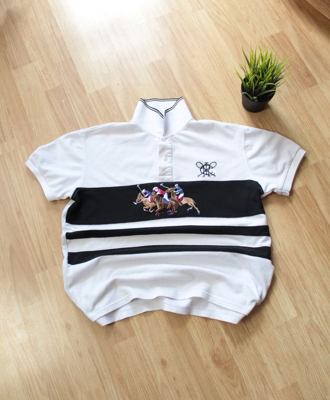 Polo Ralph Lauren 🔥 Vintage Ralph Lauren Chief Keef Style Oversized Polo Shirt Size US S / EU 44-46 / 1 - 2 Thumbnail
