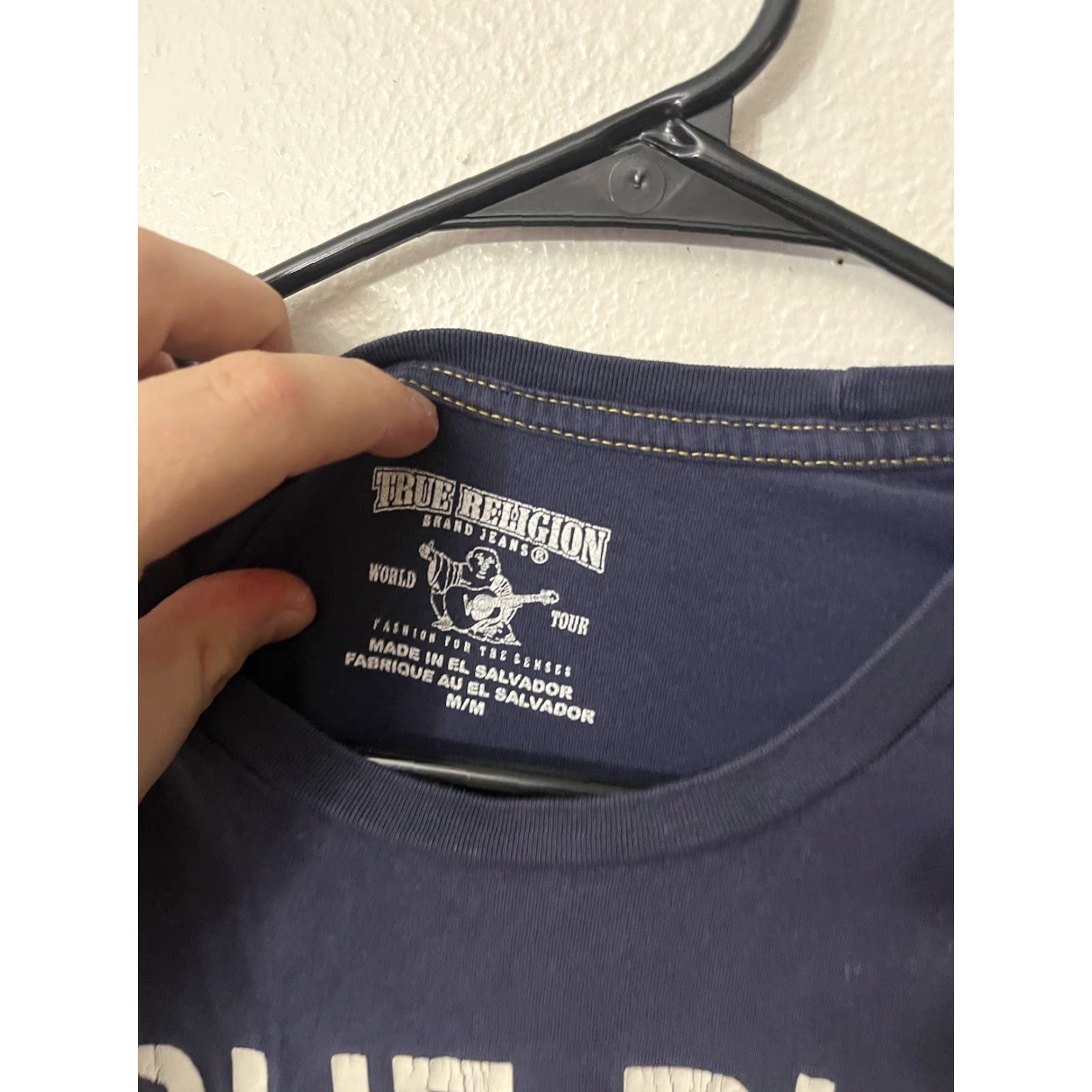 True Religion True Religion Brand Jeans T-Shirt Mens Blue Short Sleeve Crew Neck M Size US M / EU 48-50 / 2 - 3 Thumbnail