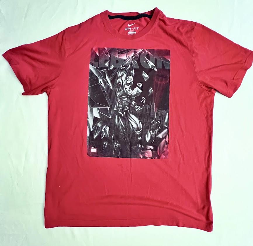 Nike Nike DriFit NBA Lebron James Super Hero Shirt Size US XL / EU 56 / 4 - 1 Preview